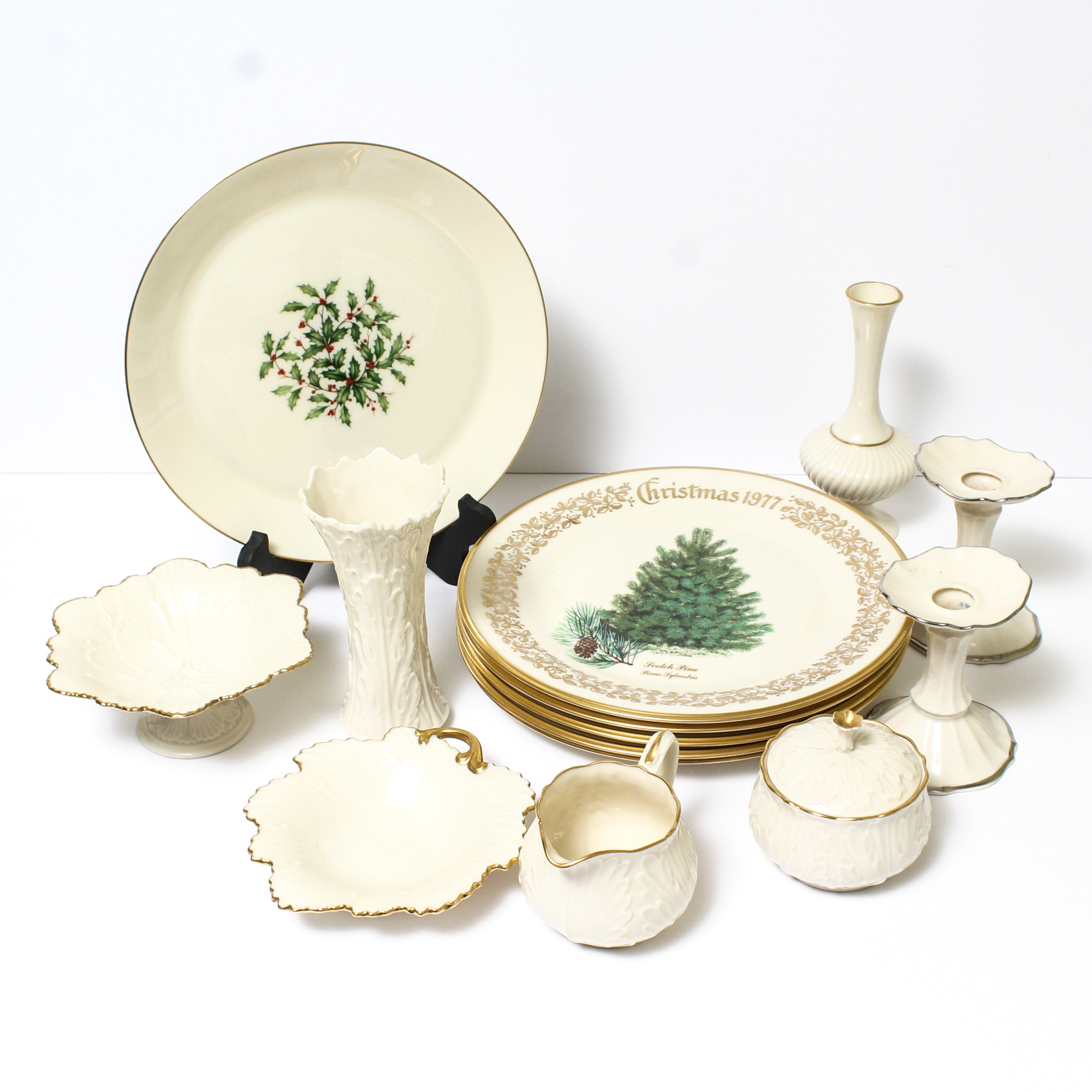 Lenox Candlesticks, Plates, and Serveware