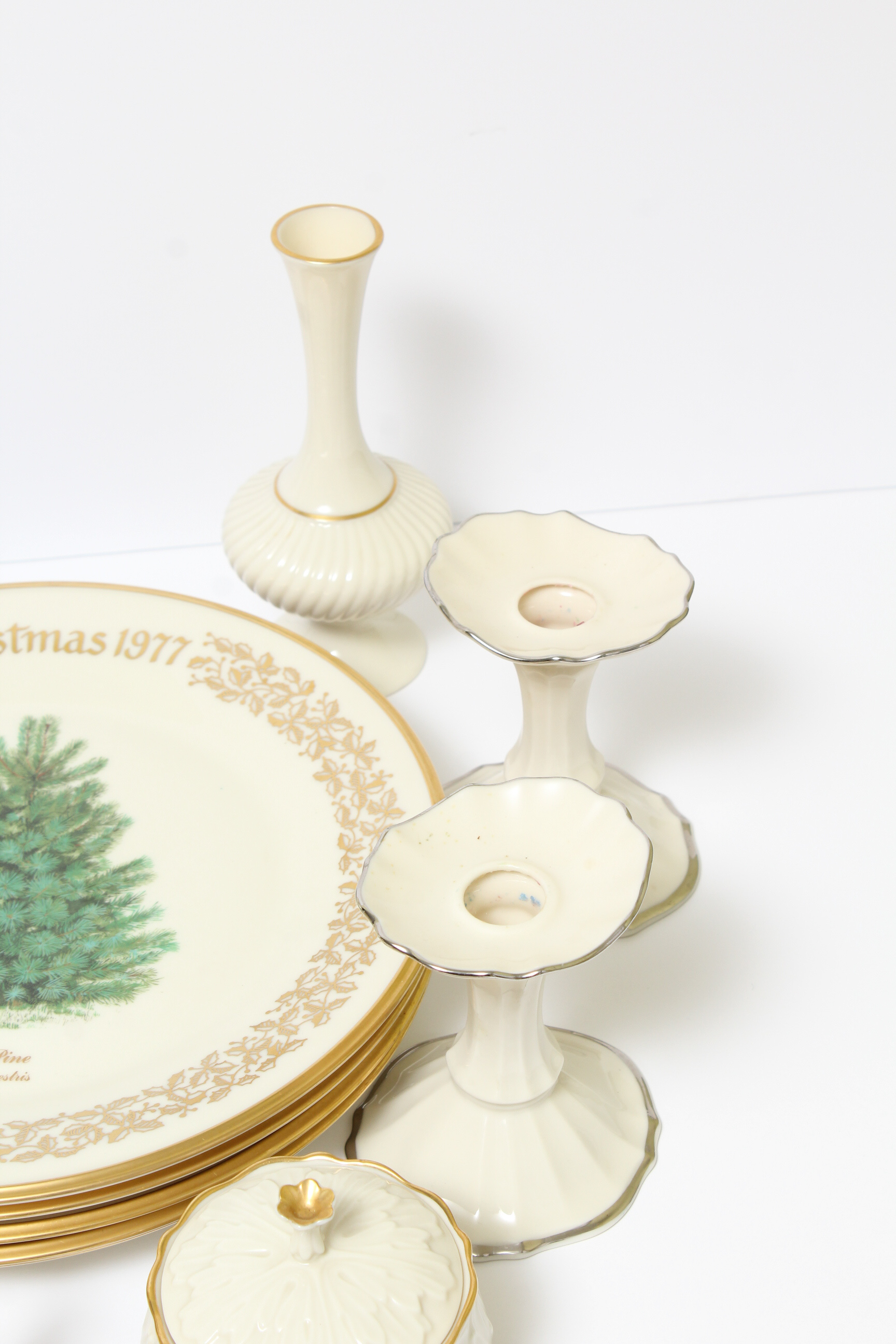 Lenox Candlesticks, Plates, and Serveware