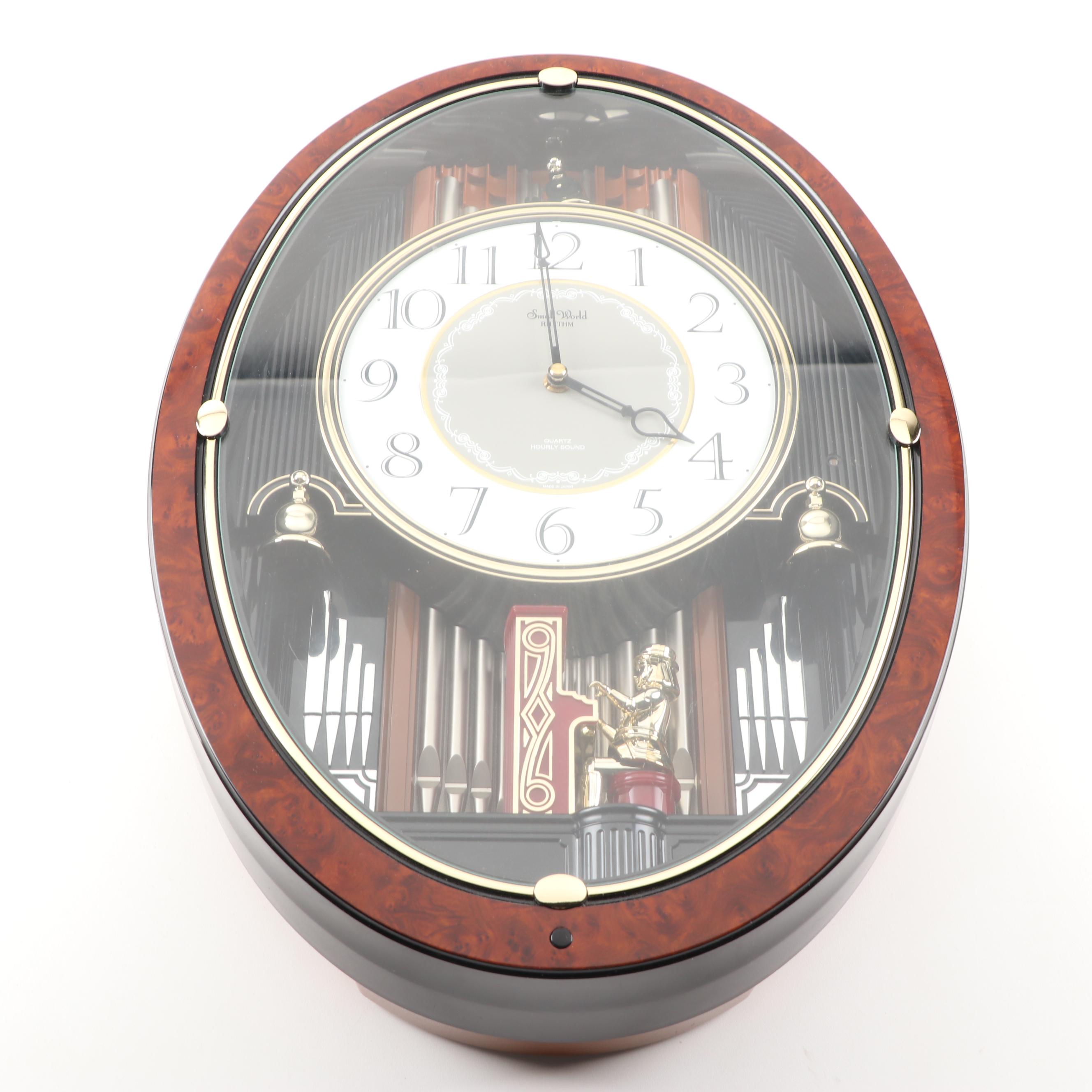 Rhythm "Small World" Musical Wall Clock