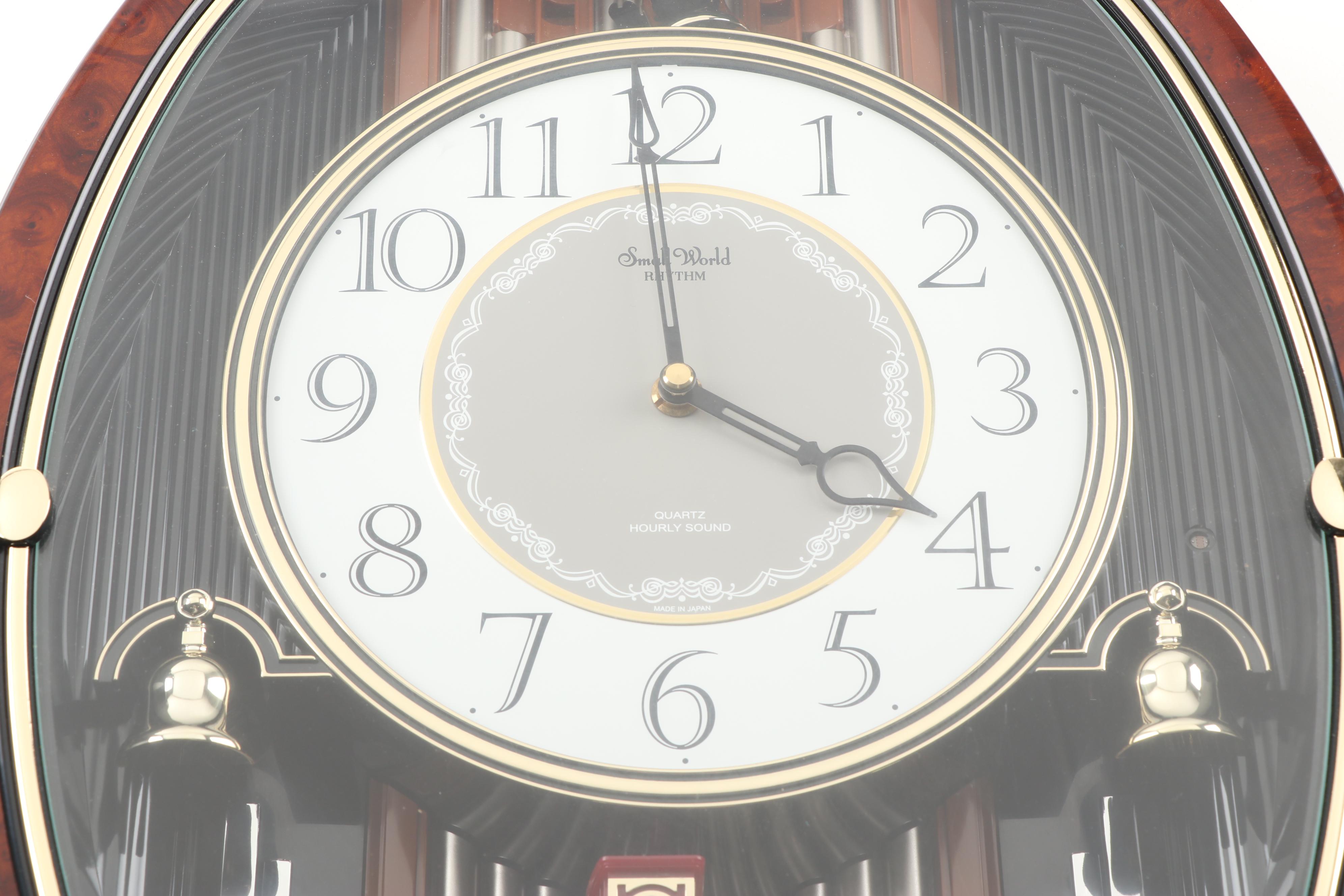 Rhythm "Small World" Musical Wall Clock