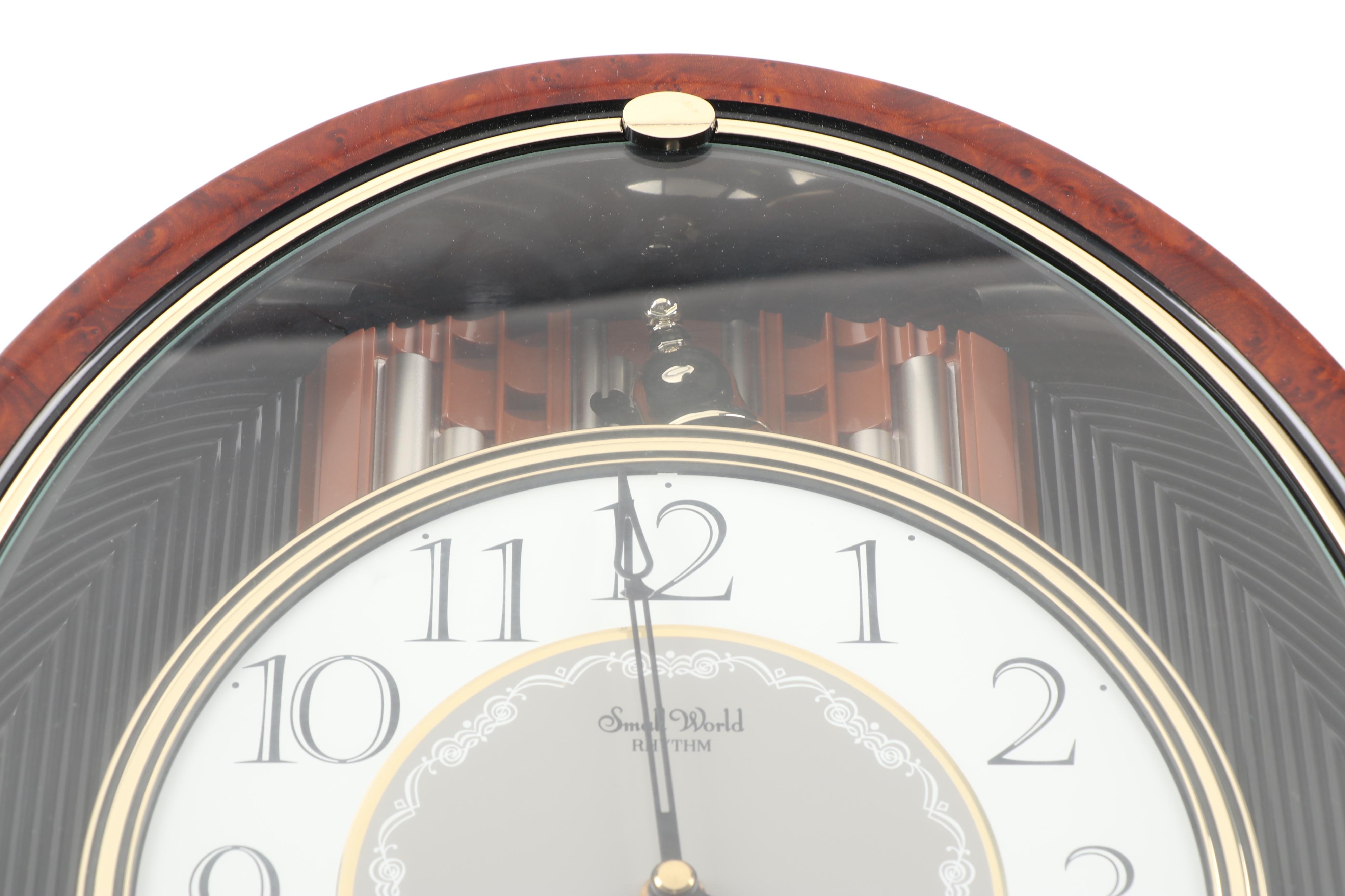 Rhythm "Small World" Musical Wall Clock