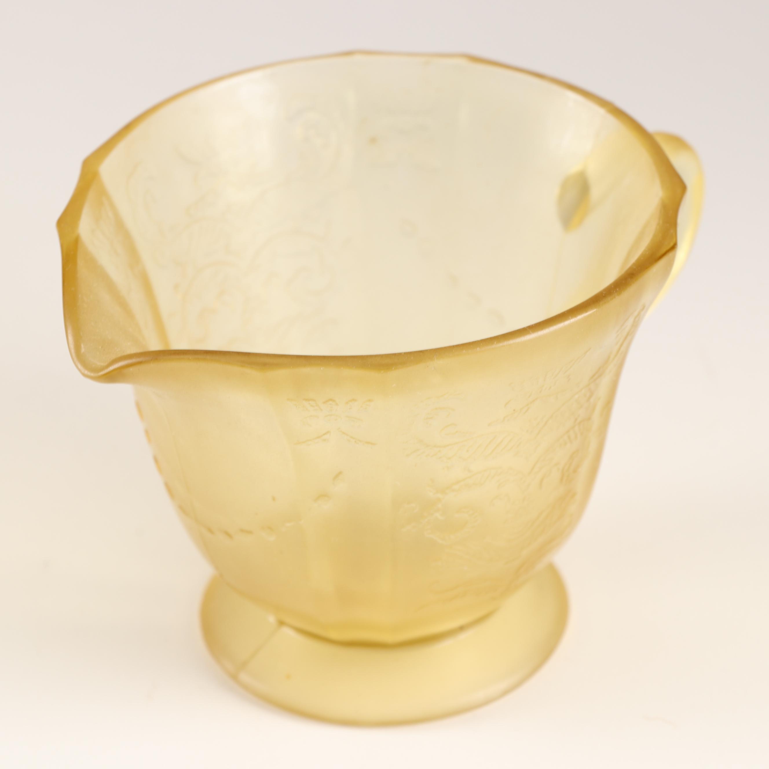 Yellow Depression Glass Dinnerware