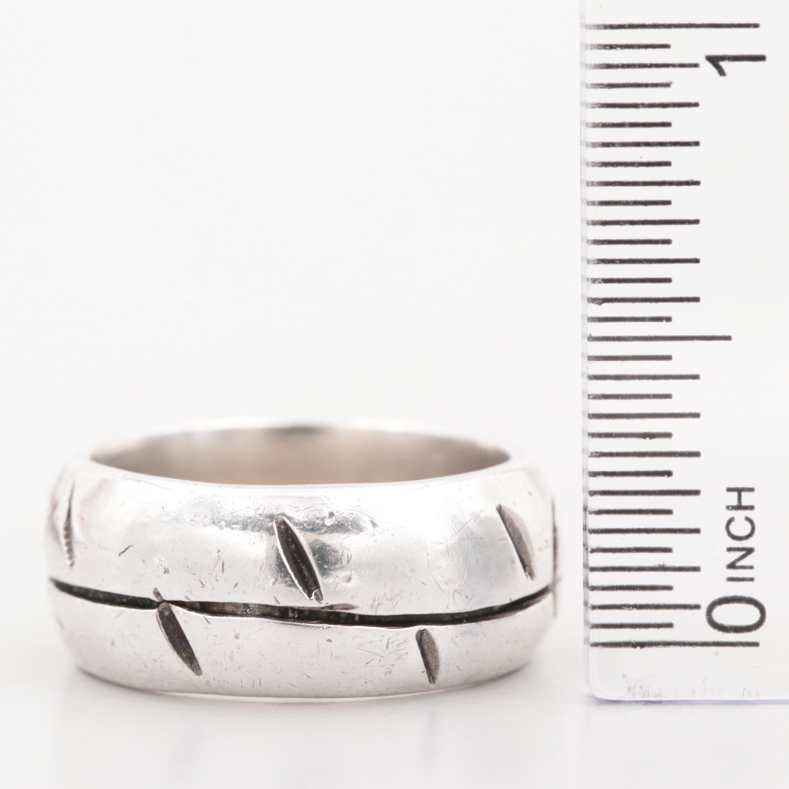 Sterling Silver Rings Featuring Mexican Ring