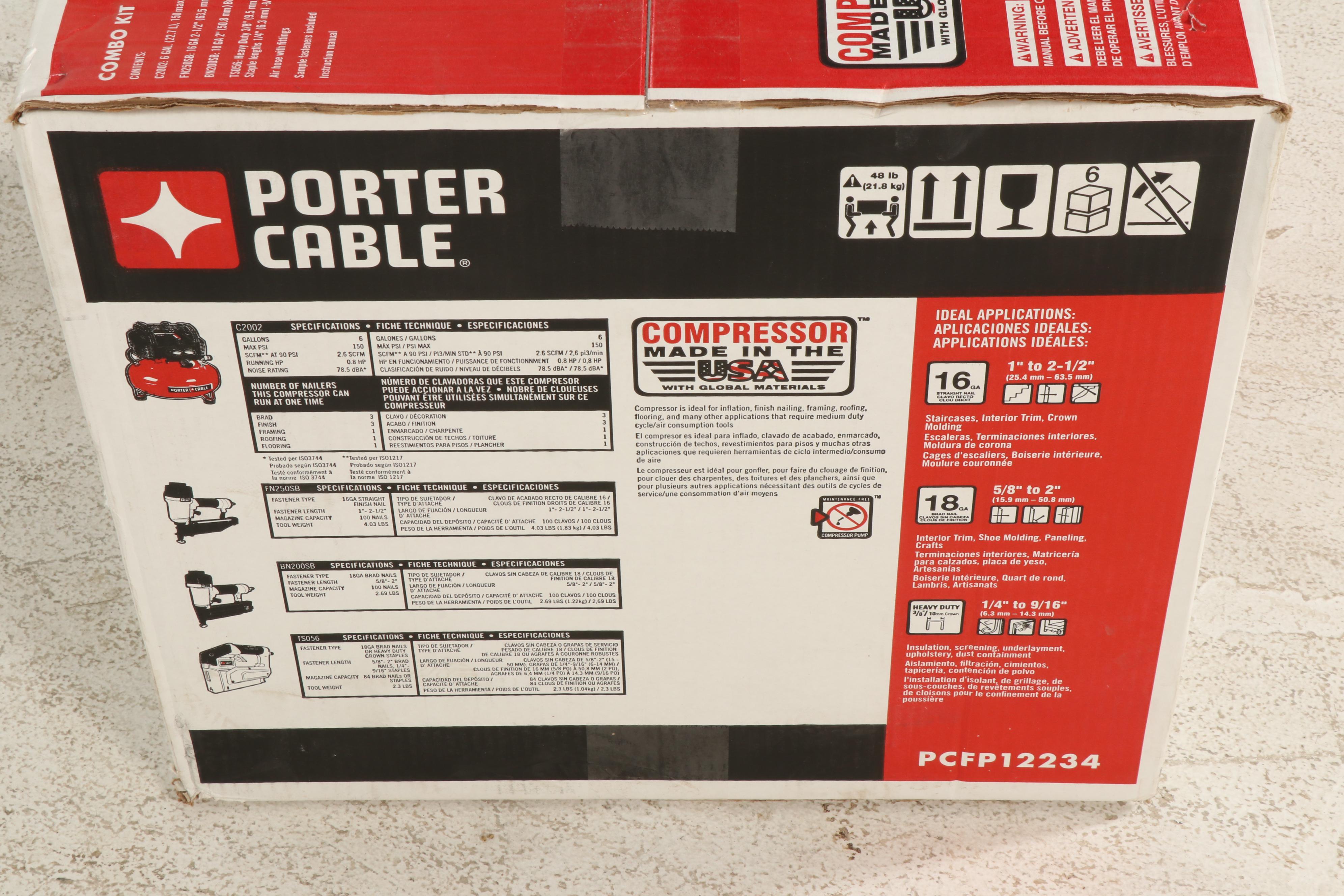 Porter-Cable Air Compresser Combo Kit