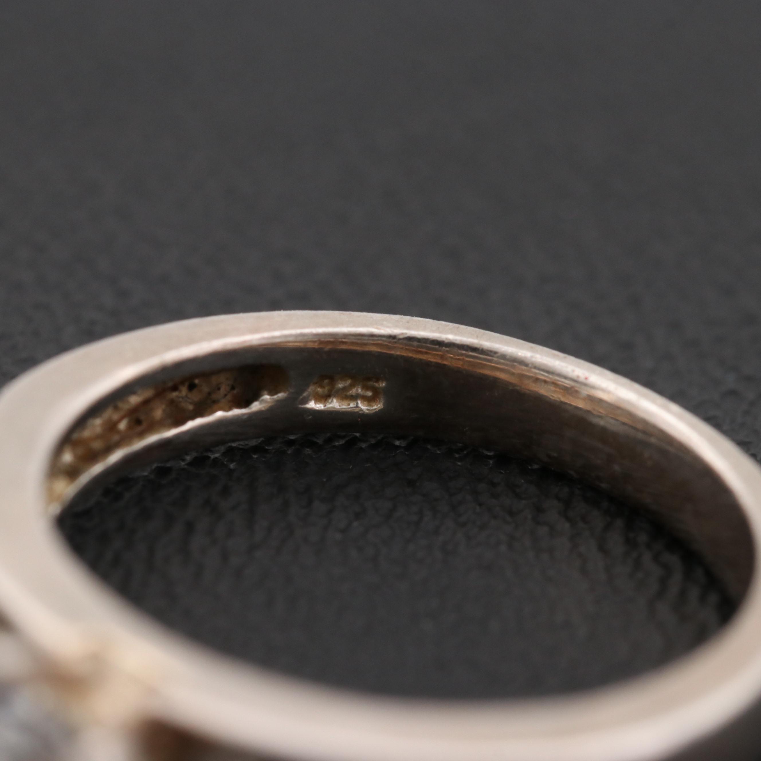 Sterling Silver Cubic Zirconia Rings