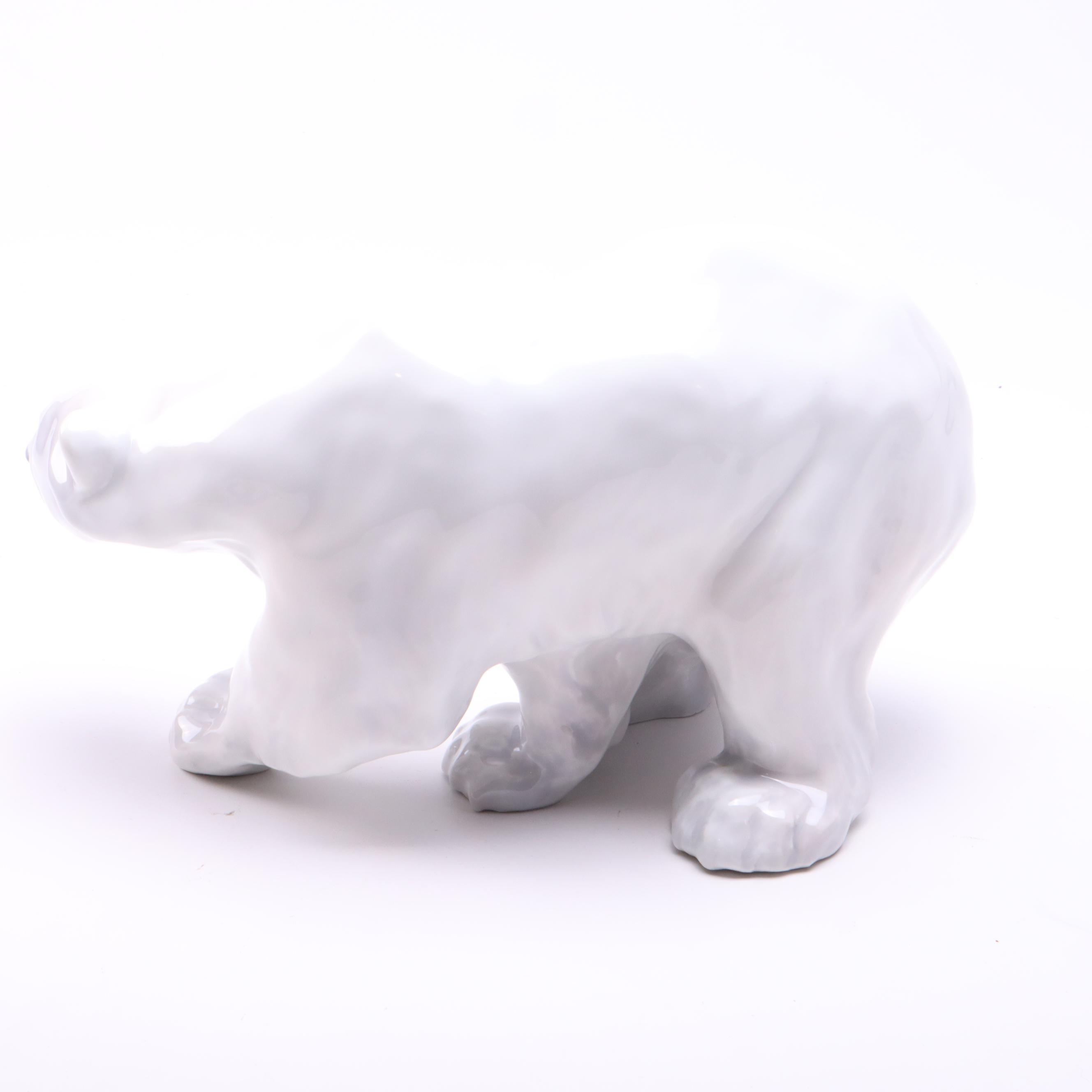 Royal Copenhagen Polar Bear Figurine