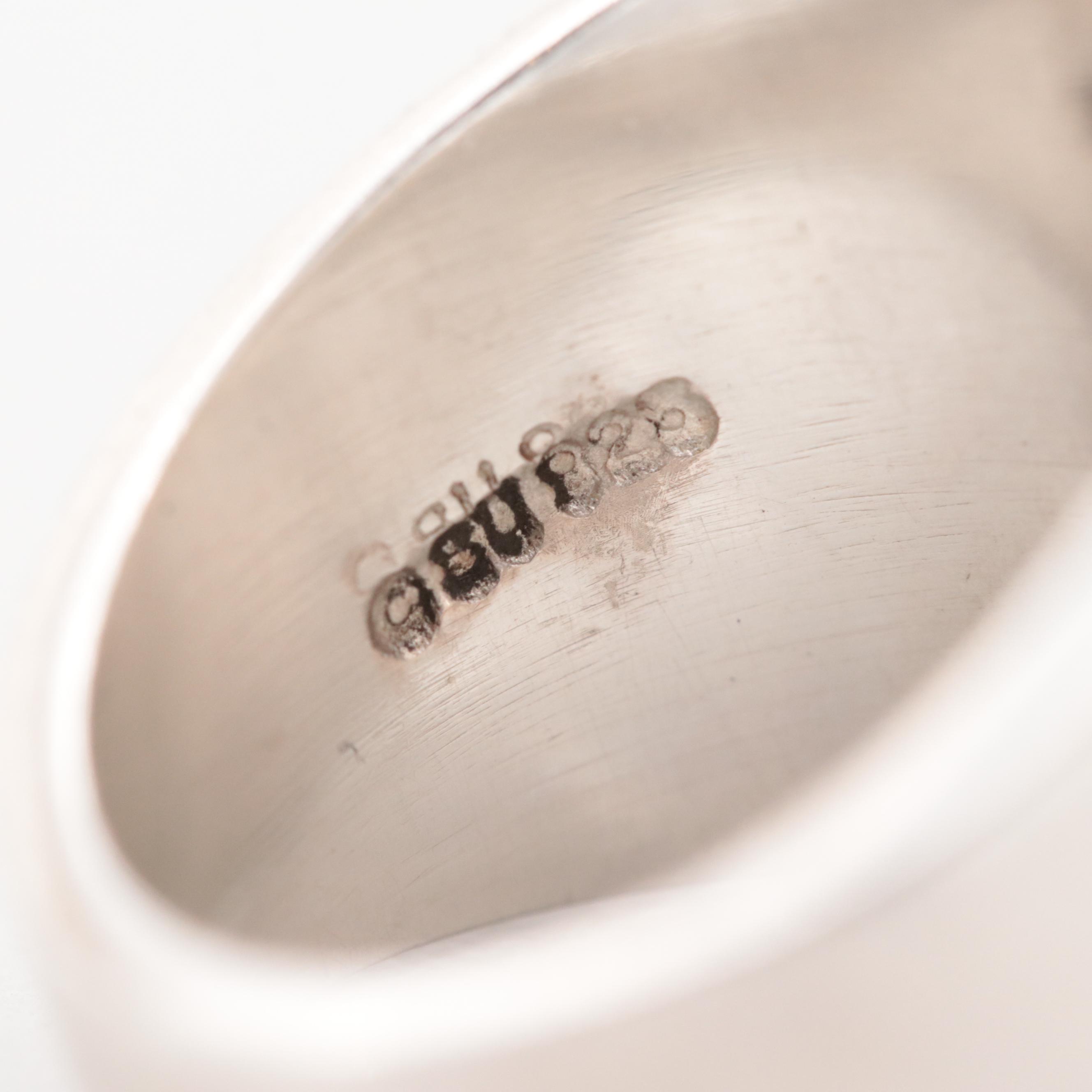 Mexican Sterling Silver Fluted Ring
