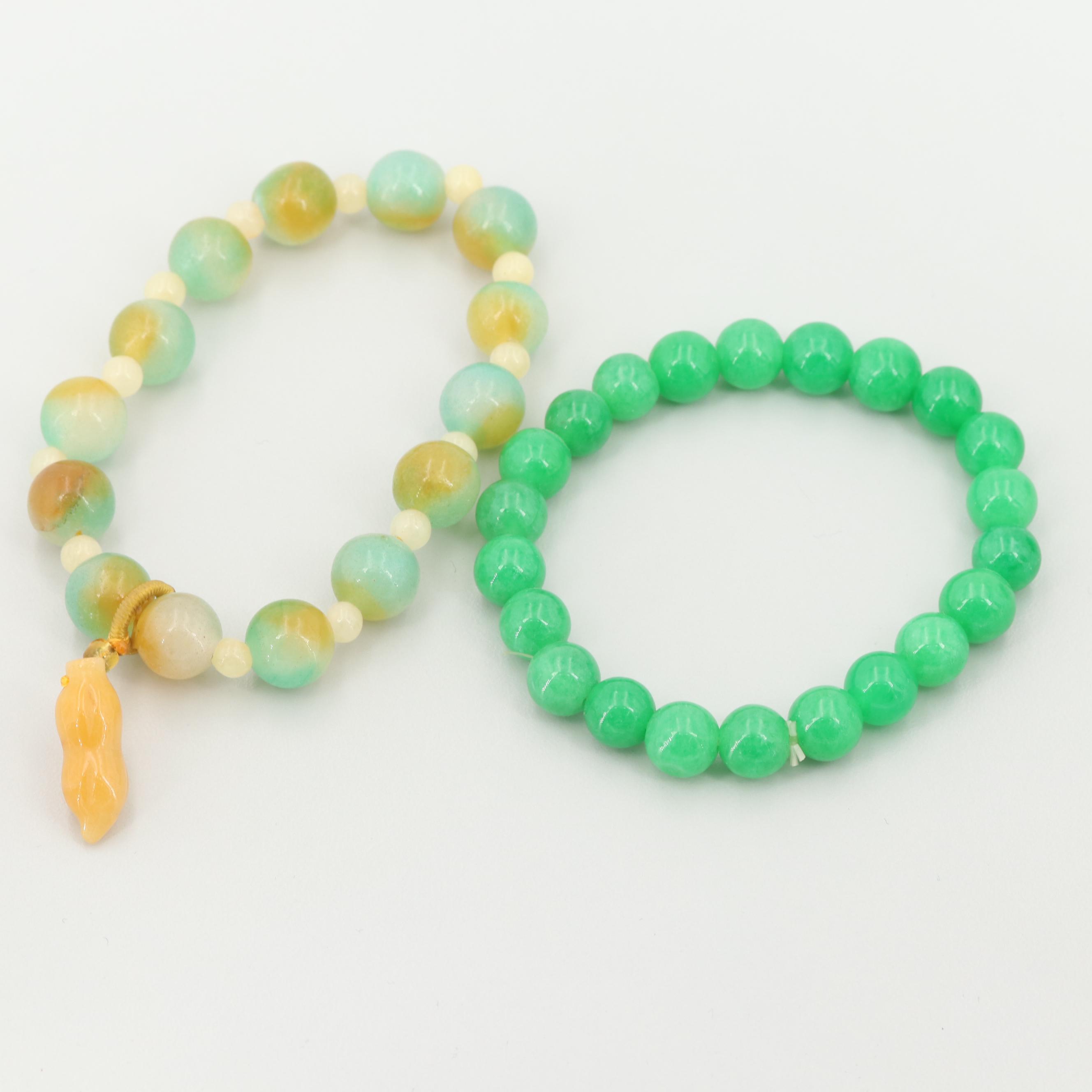 Quartz Beaded Bracelets