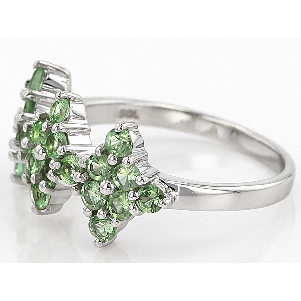 Sterling Silver Tsavorite Garnet Ring