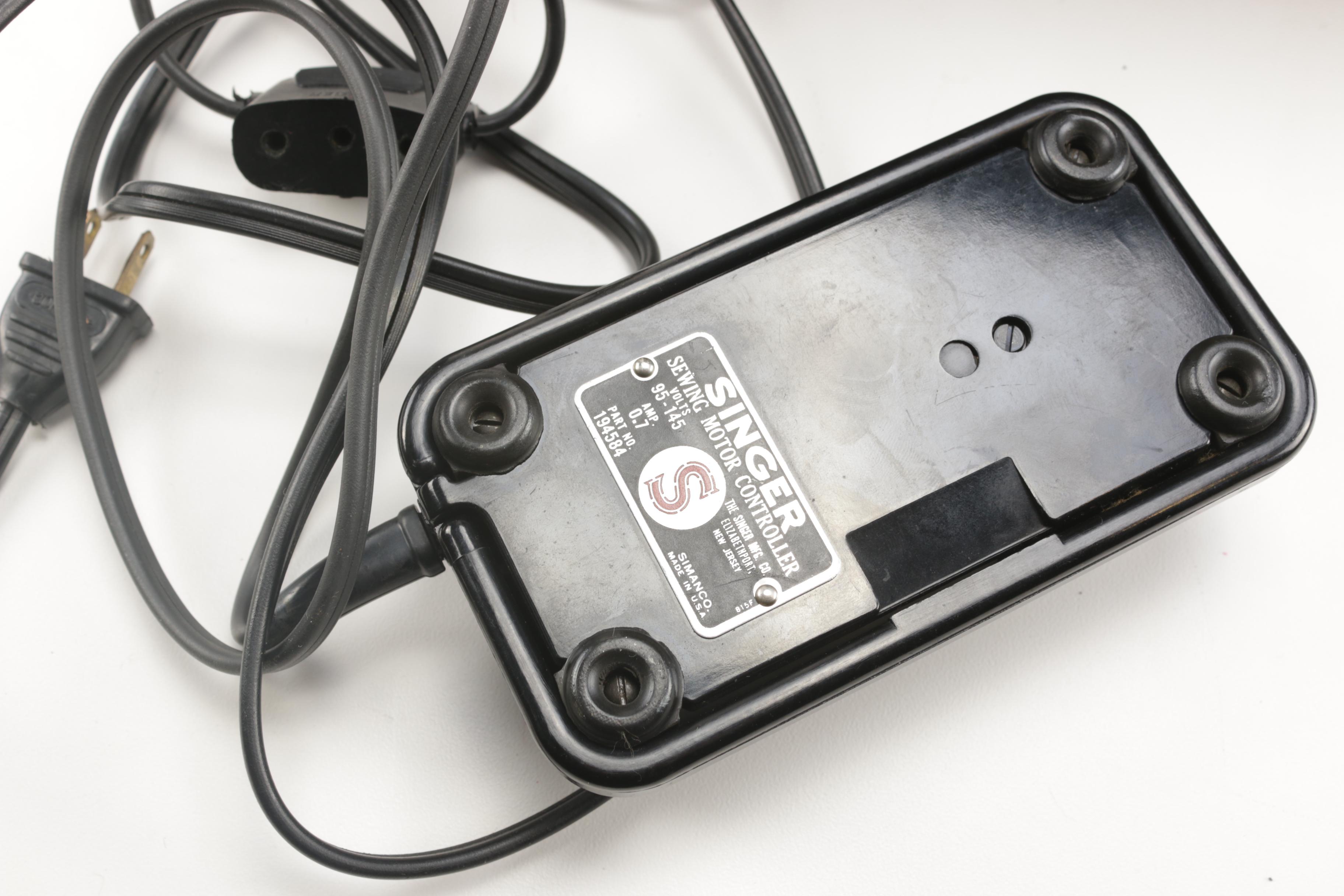 Singer Electric Sewing Machine Model 221, circa 1930's