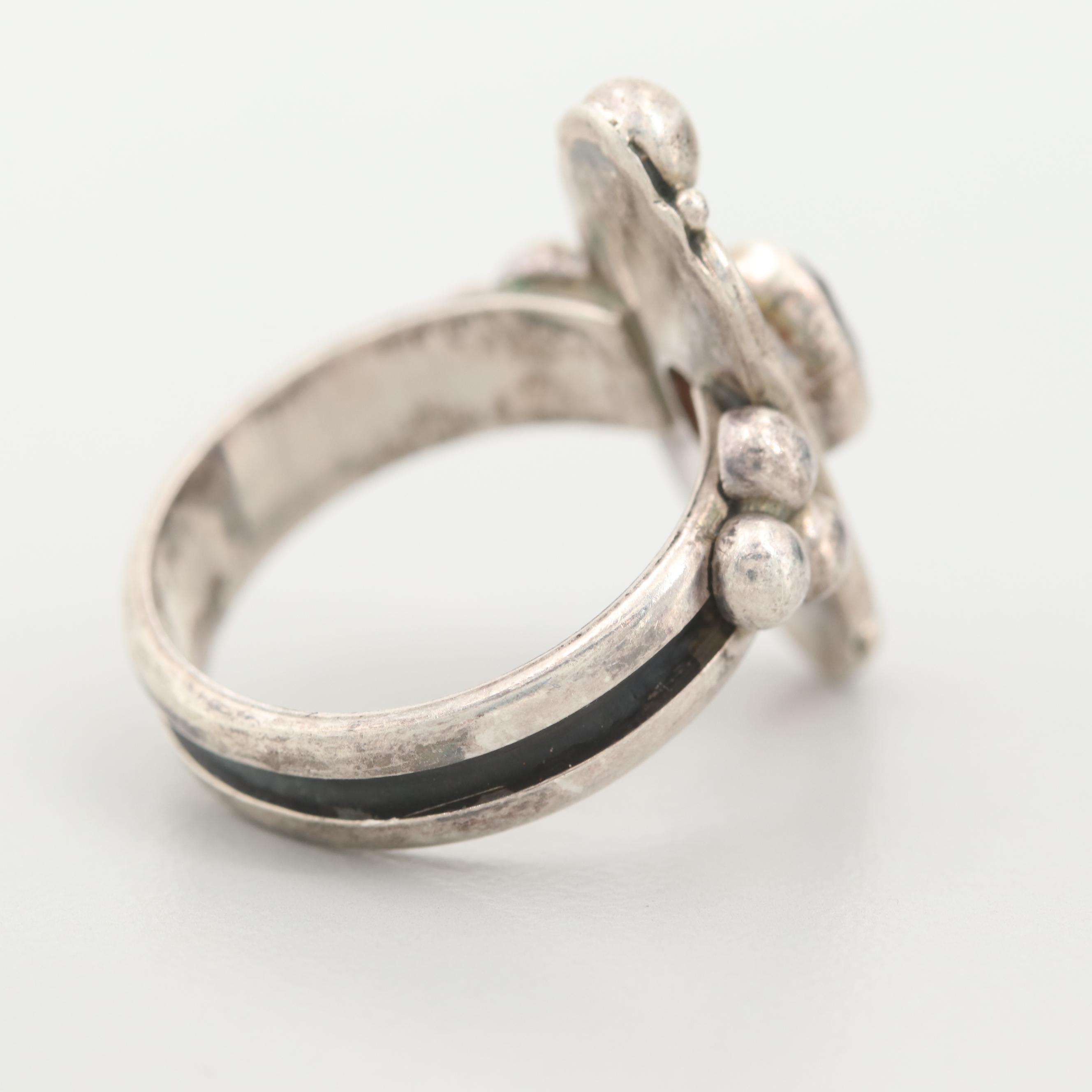 Sterling Silver Garnet Ring