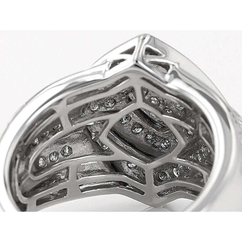 Sterling Silver Diamond Ring