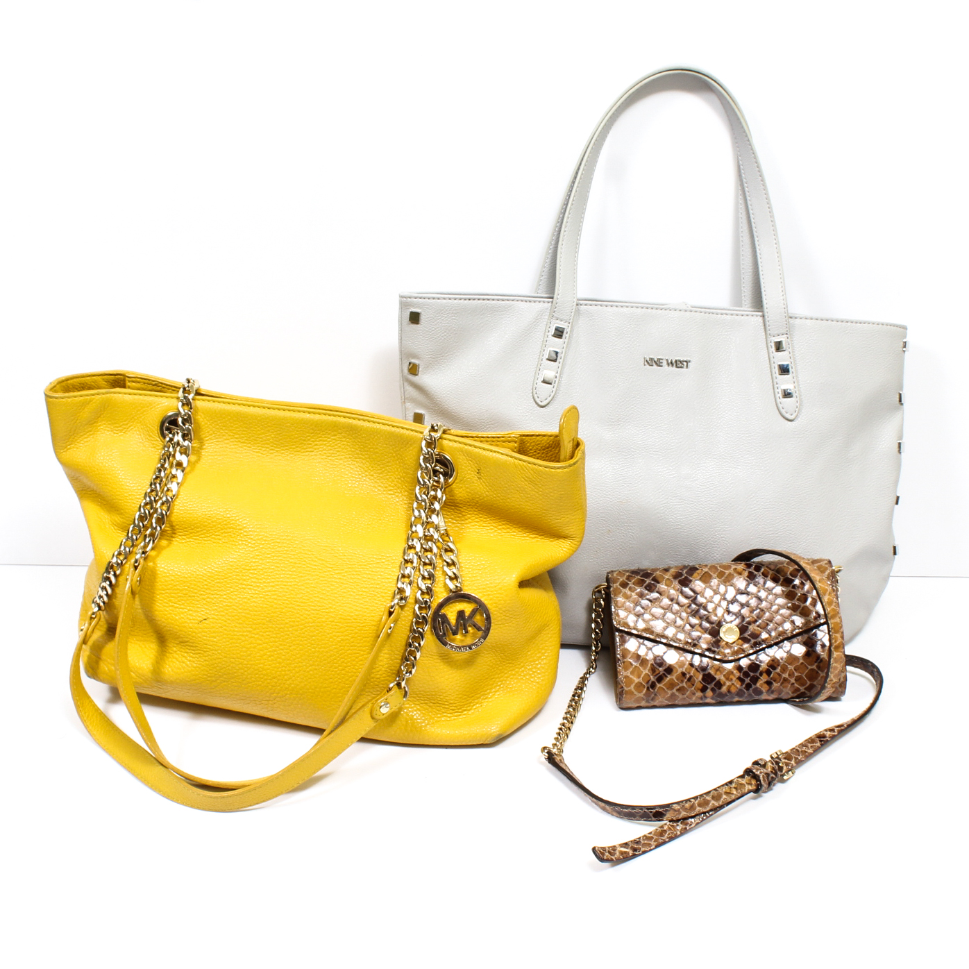 Michael Kors, MICHAEL Michael Kors, and Nine West Totes and Crossbody Bag
