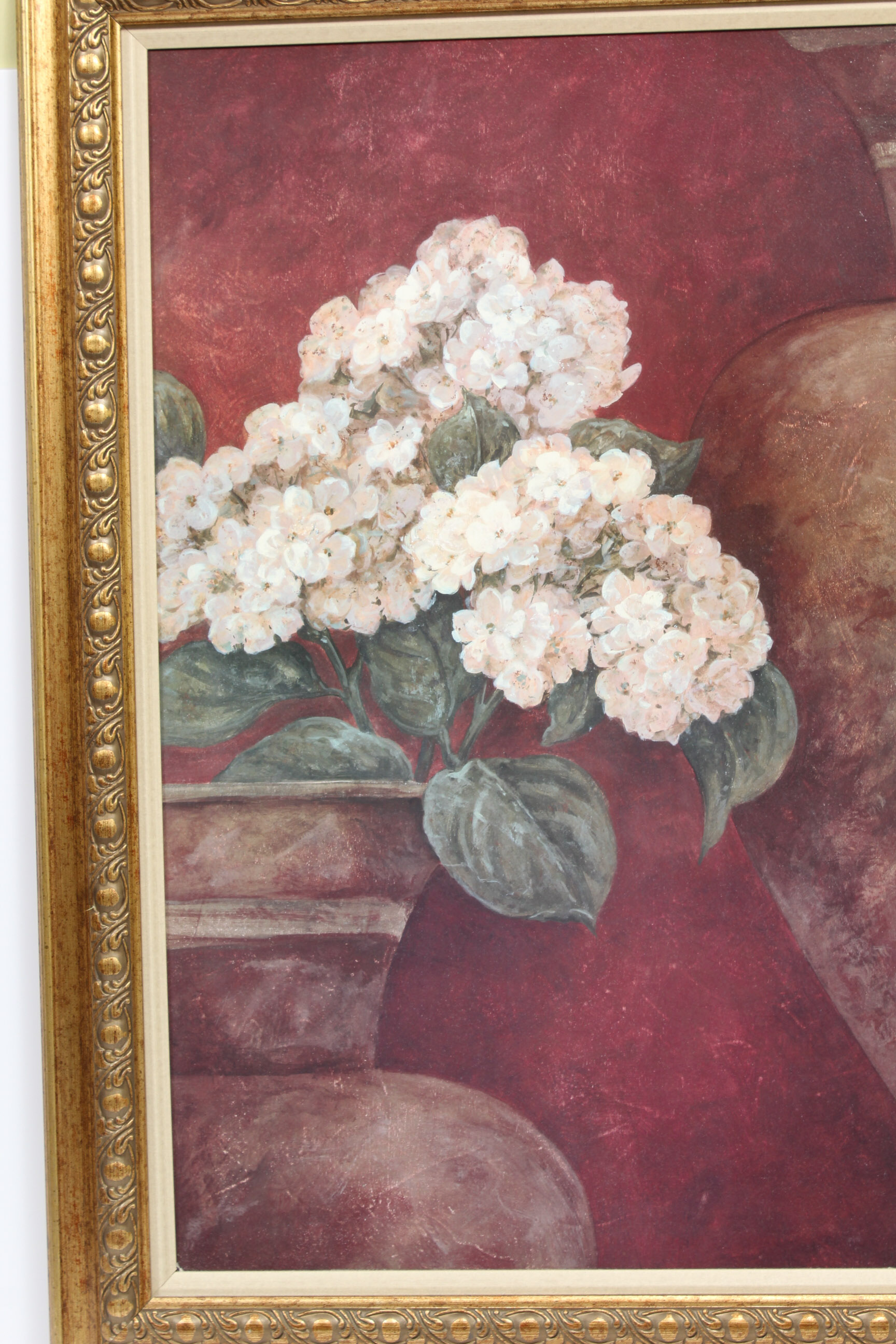 Floral Themed Offset Lithograph Wall Art