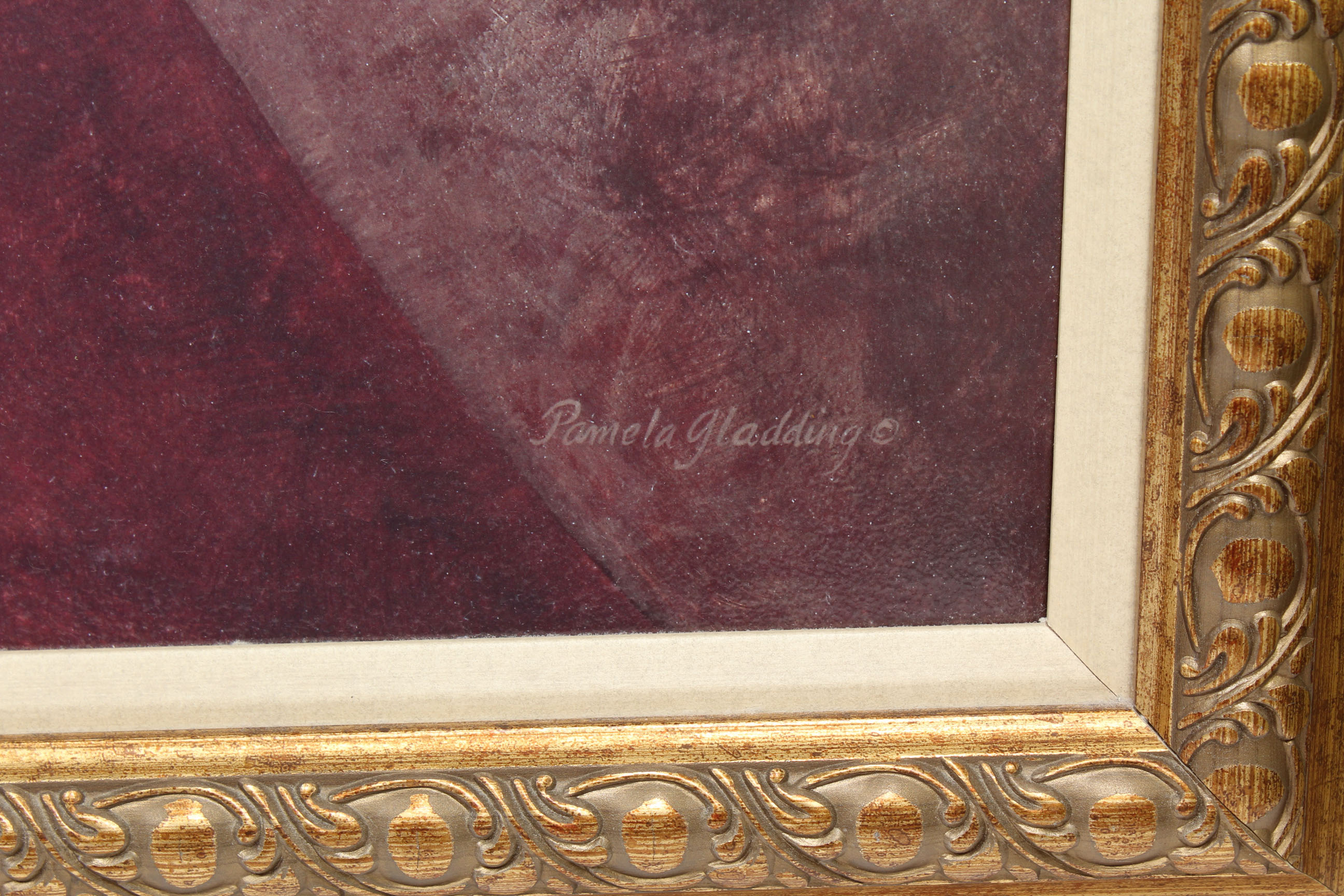 Floral Themed Offset Lithograph Wall Art