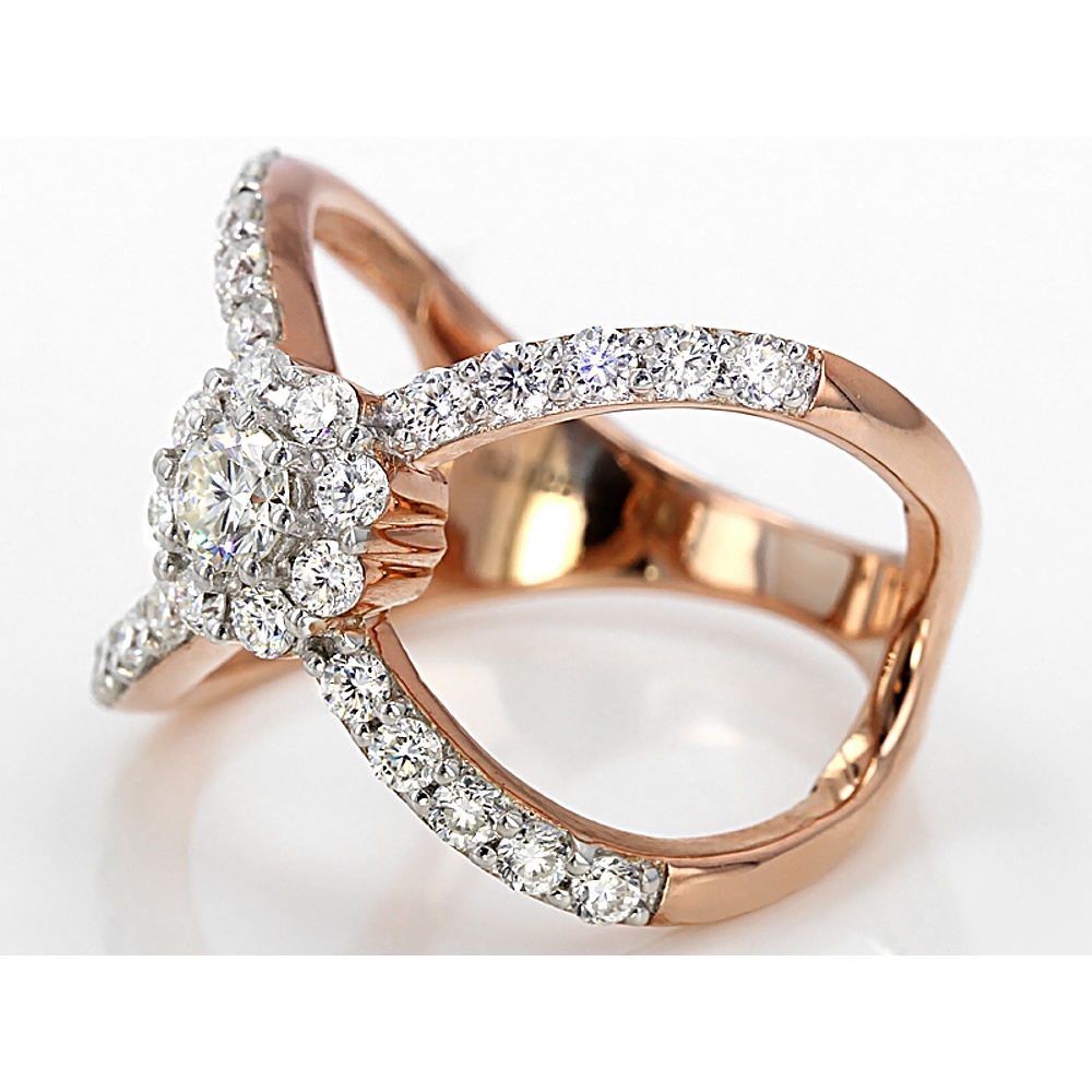 Sterling Silver Moissanite Ring