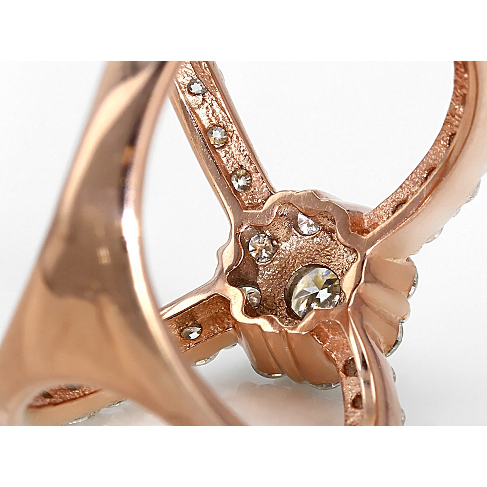 Sterling Silver Moissanite Ring