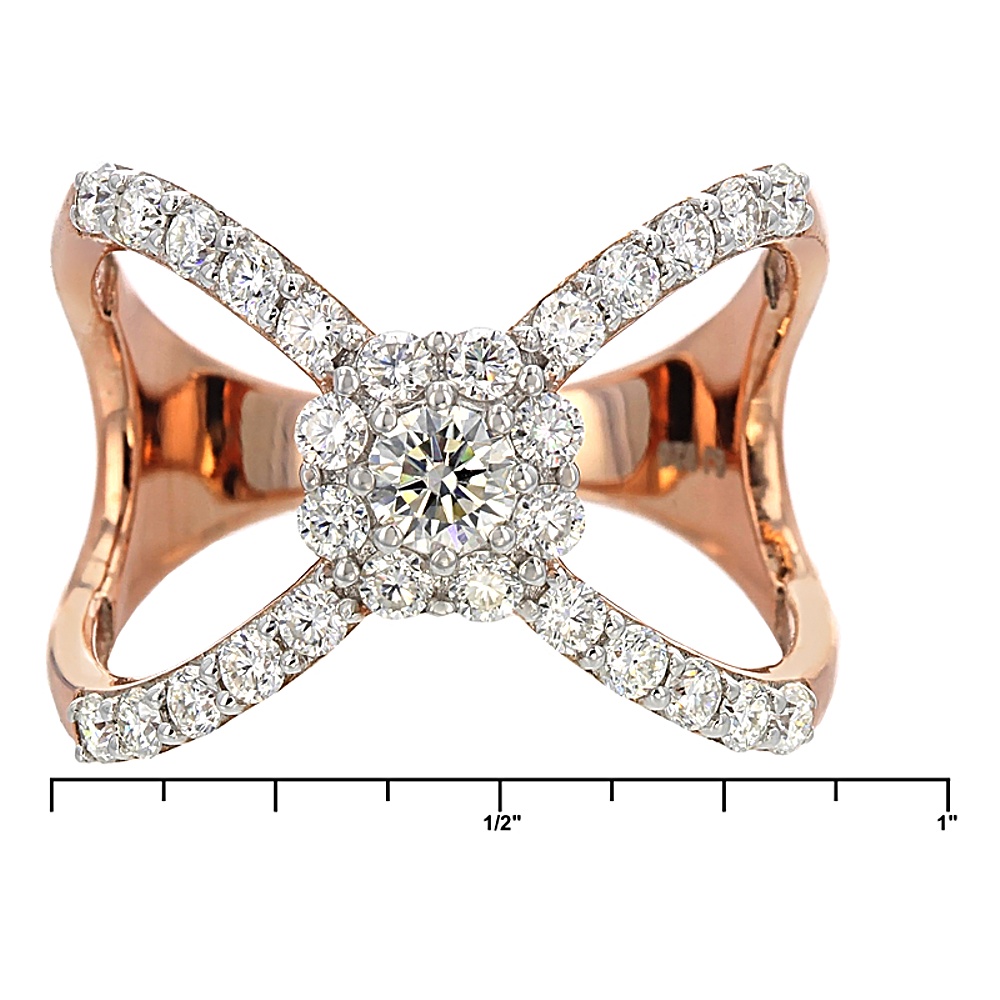 Sterling Silver Moissanite Ring