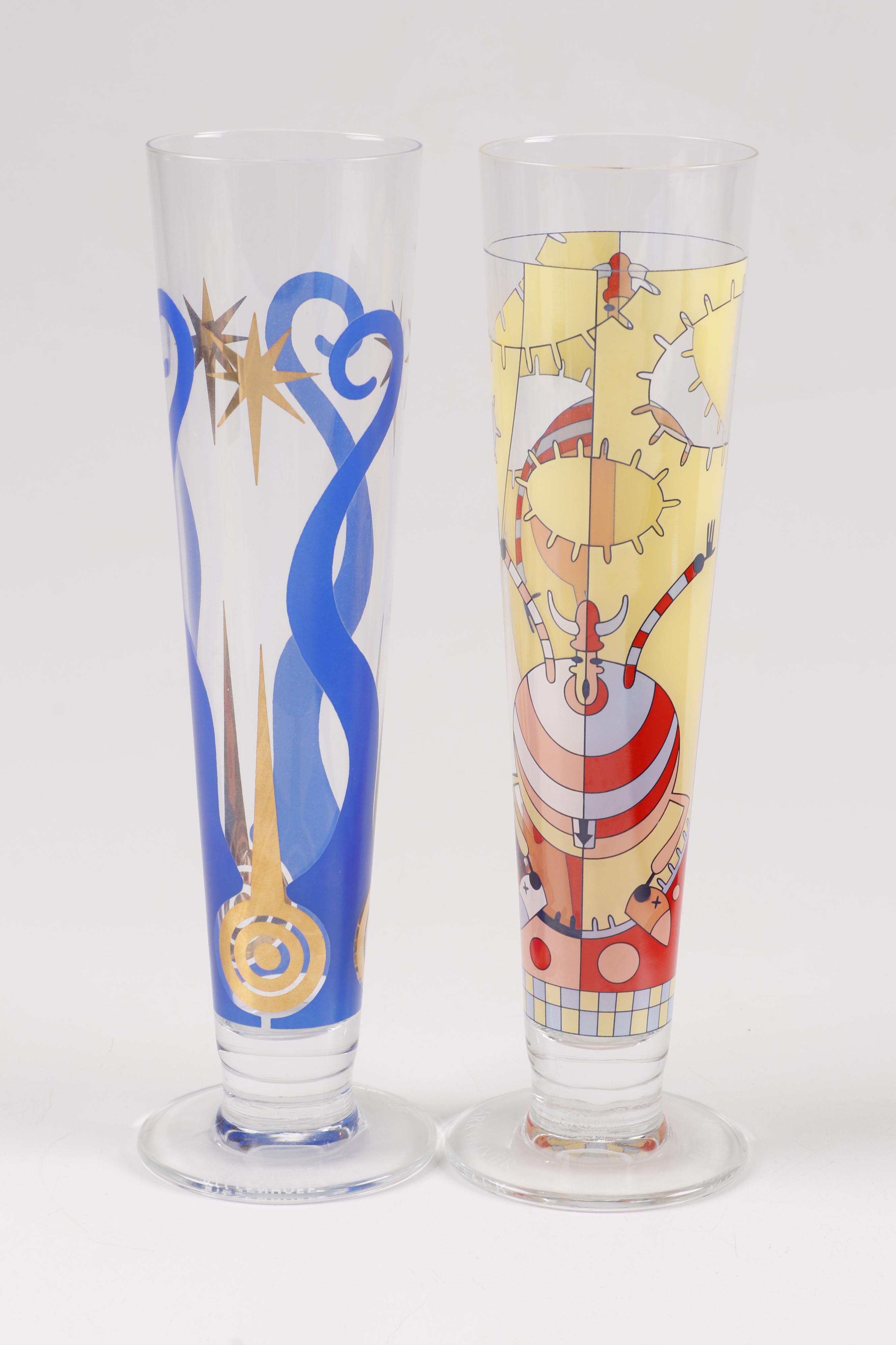 Ritzenhoff Pilsner and Champagne Glasses