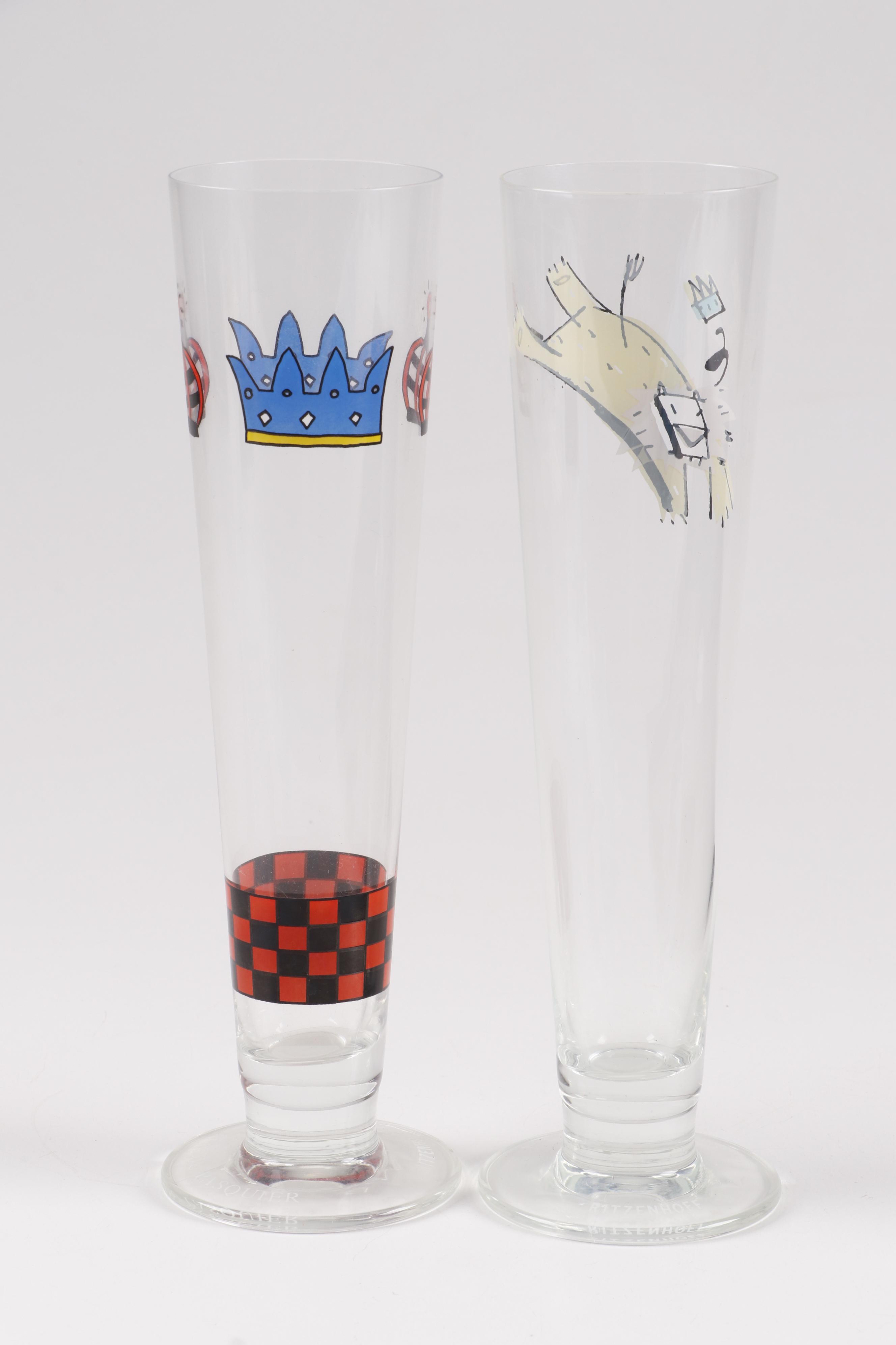 Ritzenhoff Pilsner and Champagne Glasses