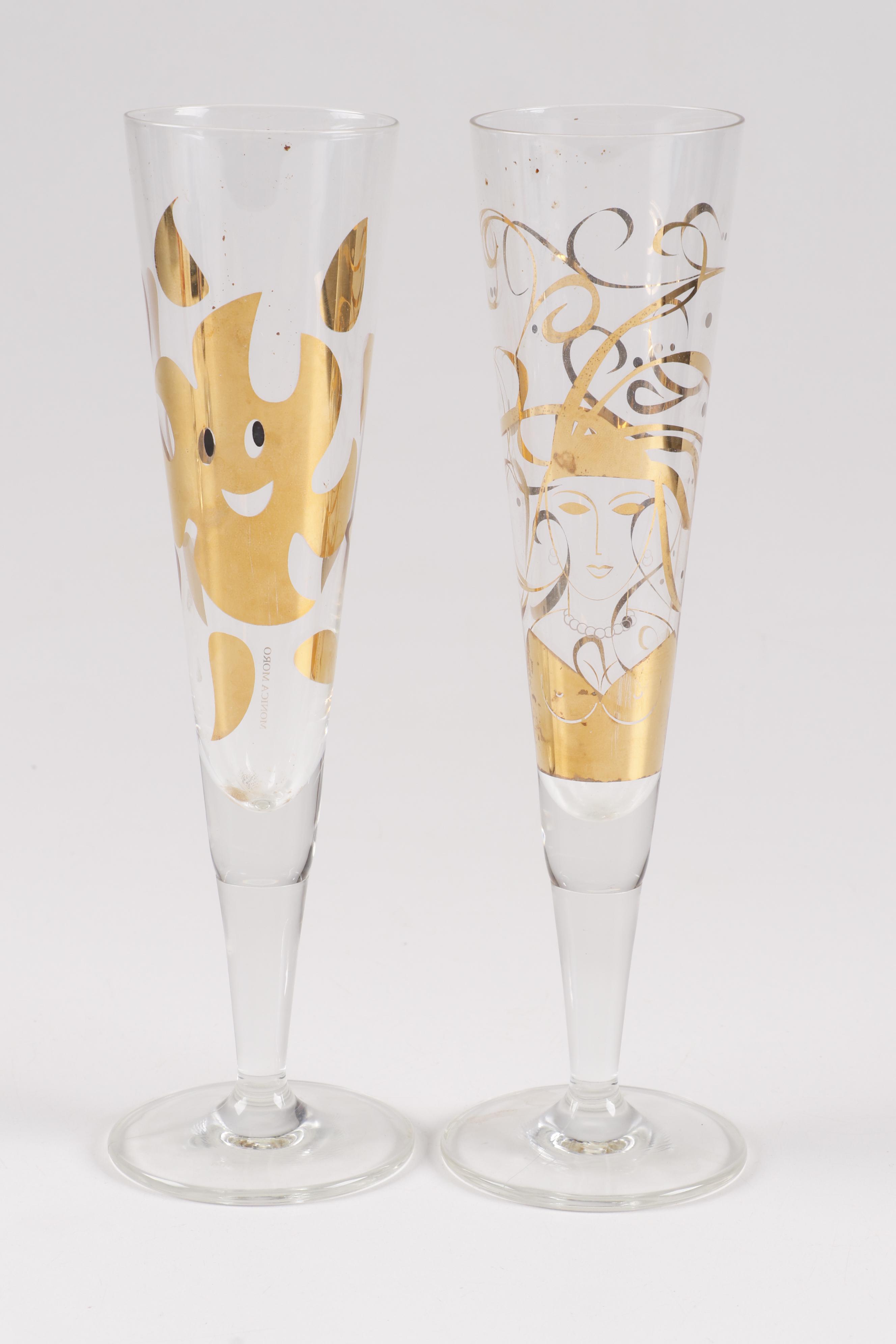 Ritzenhoff Pilsner and Champagne Glasses
