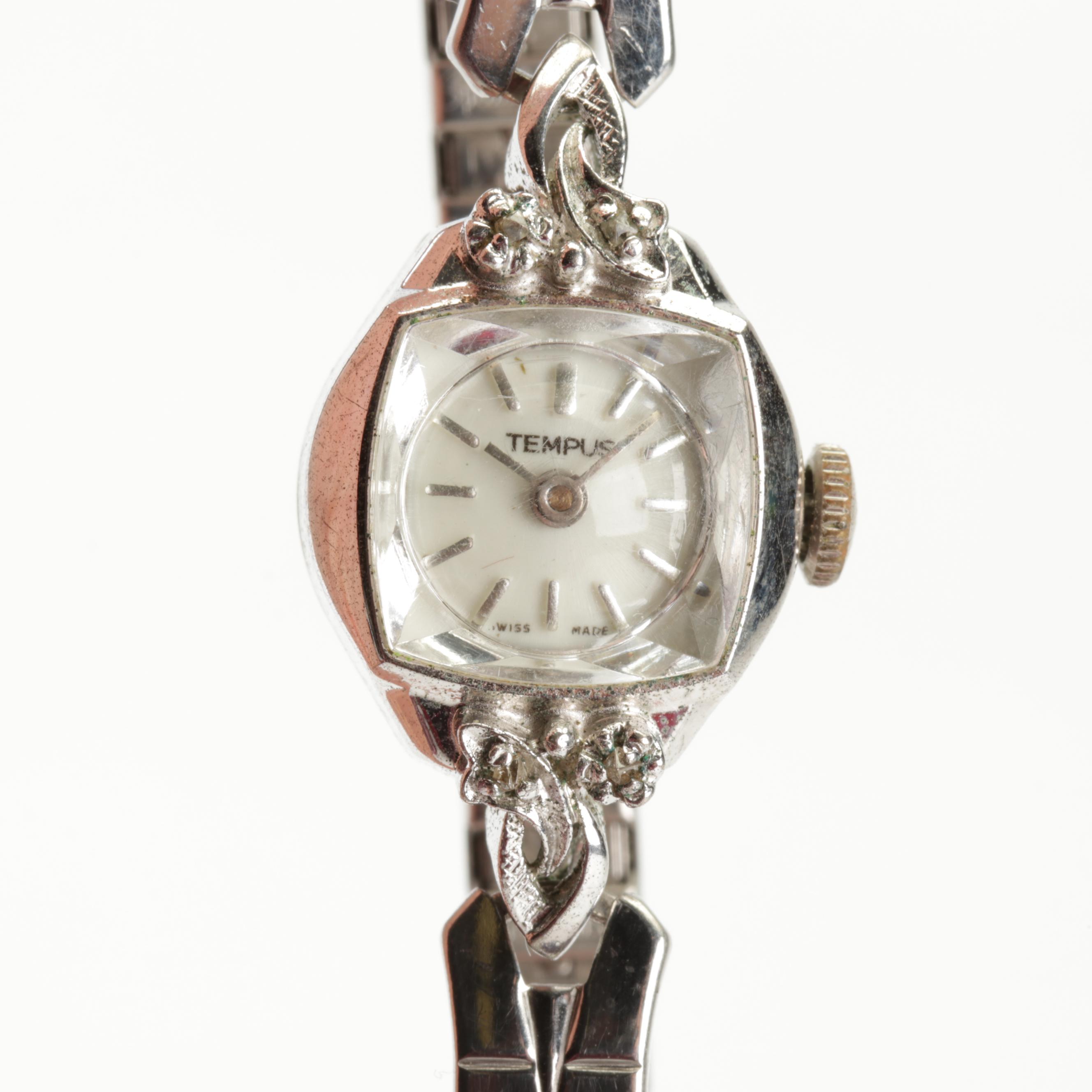 Silver and Gold Tone Wrist Watches Featuring Tempus and Timex