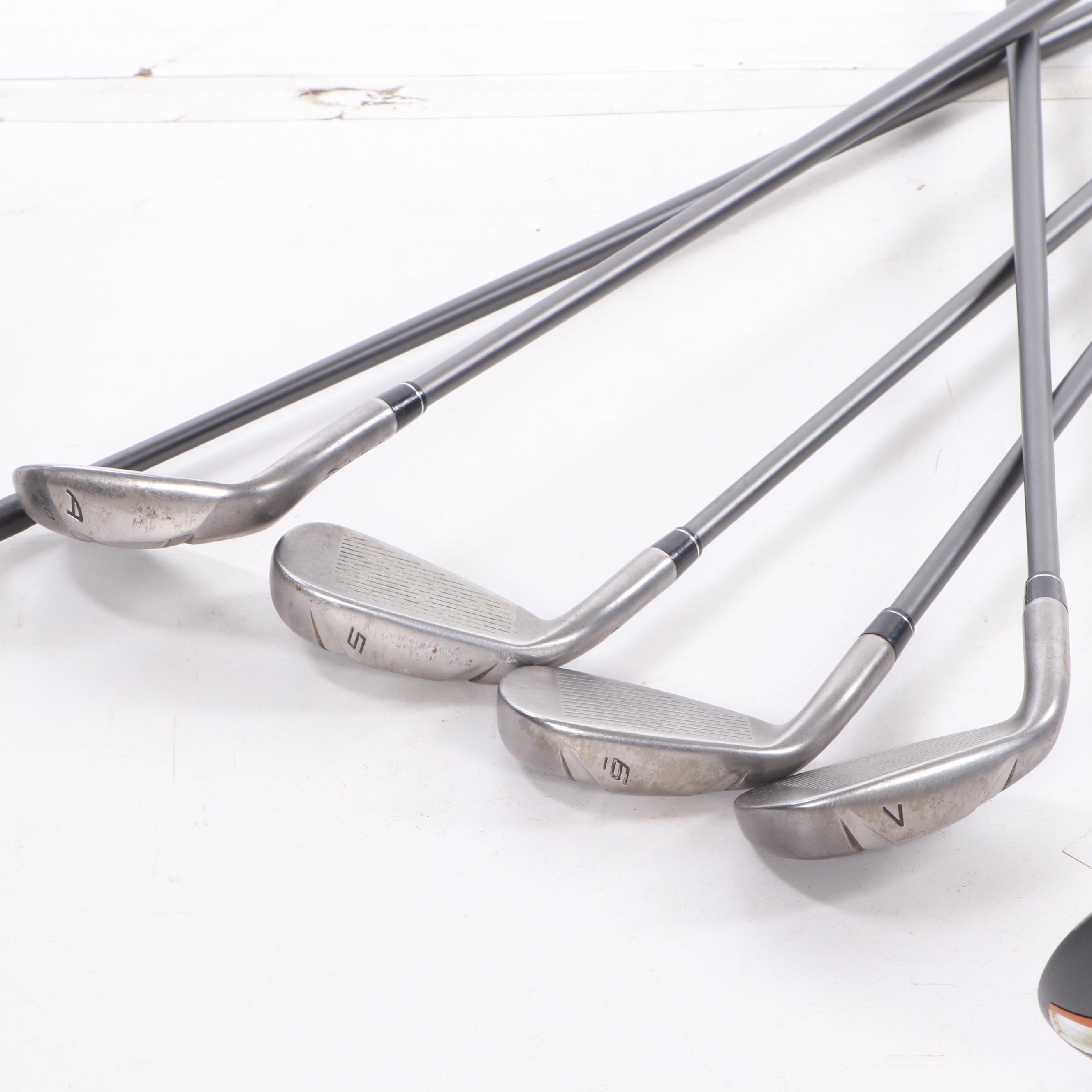 Nike Vapor X Golf Club Bag with Clubs Including Callaway