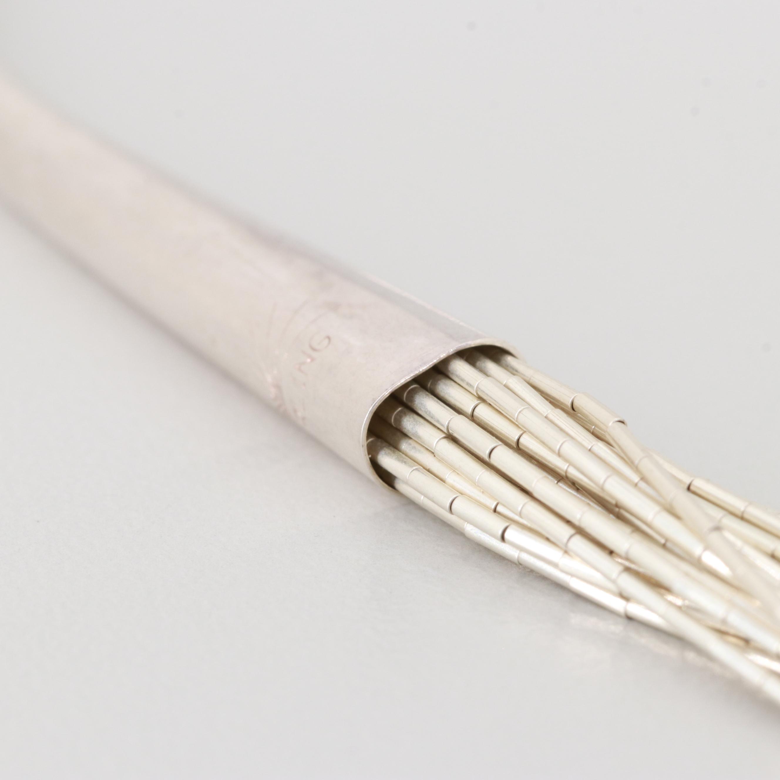 Sterling Silver Liquid Silver Necklace