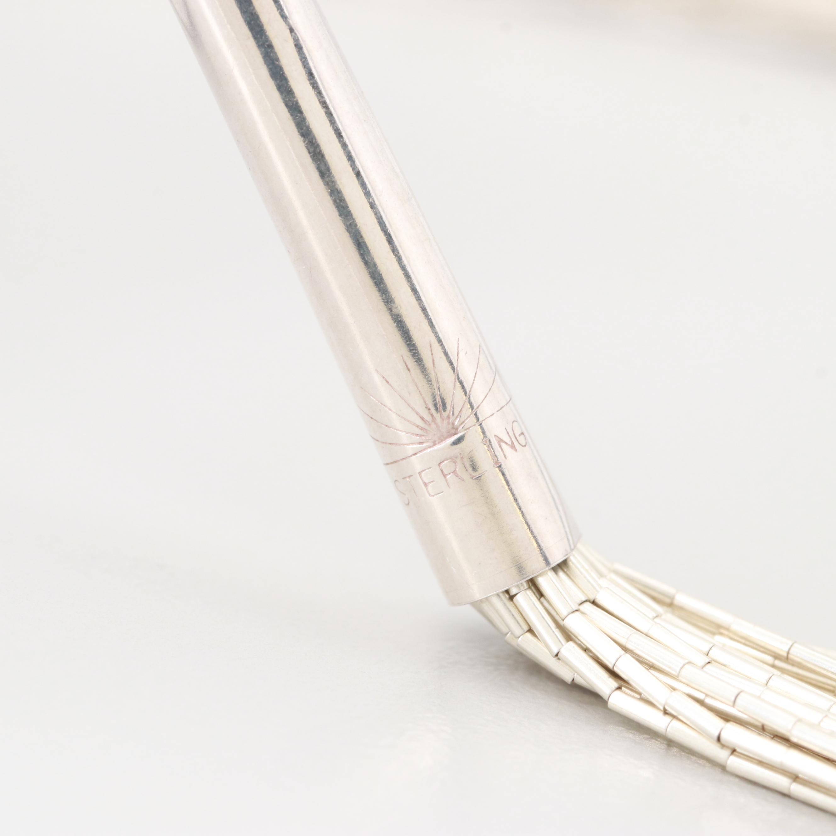 Sterling Silver Liquid Silver Necklace