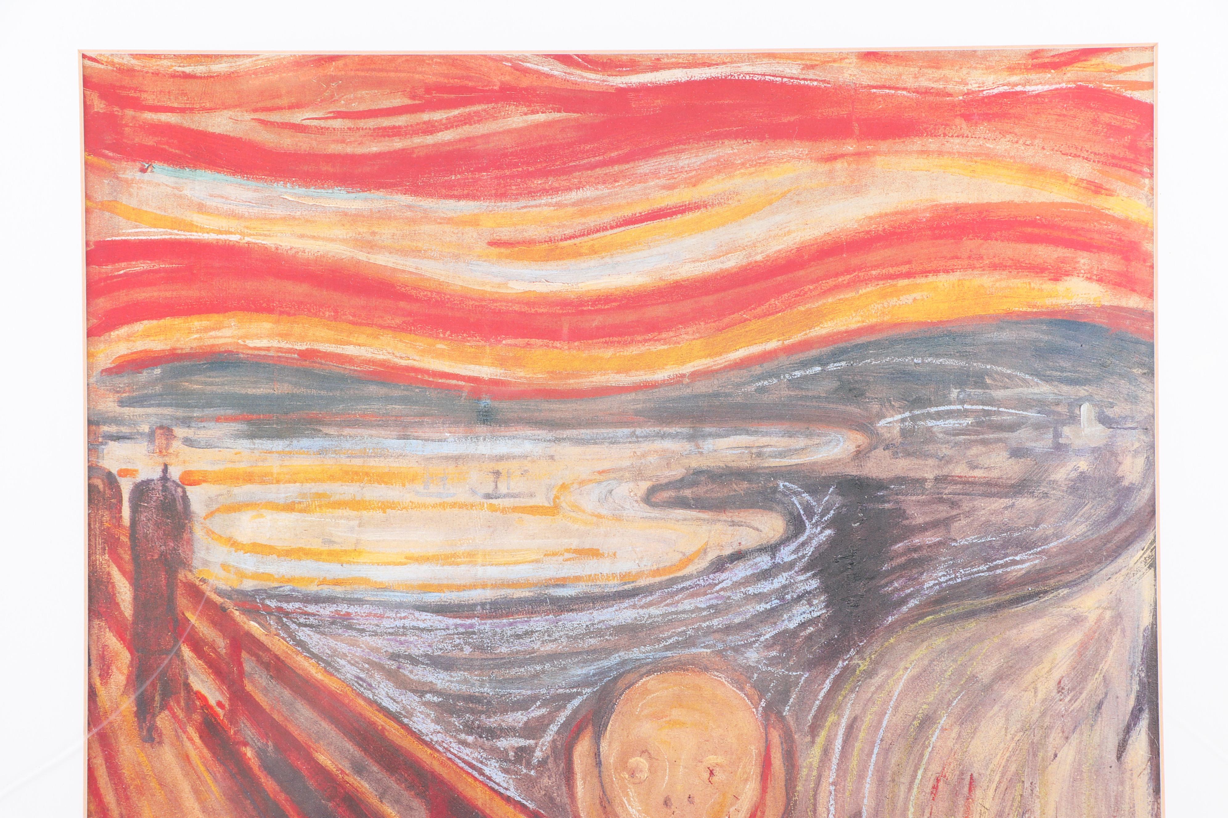 Offset Lithograph after Edvard Munch "The Scream"