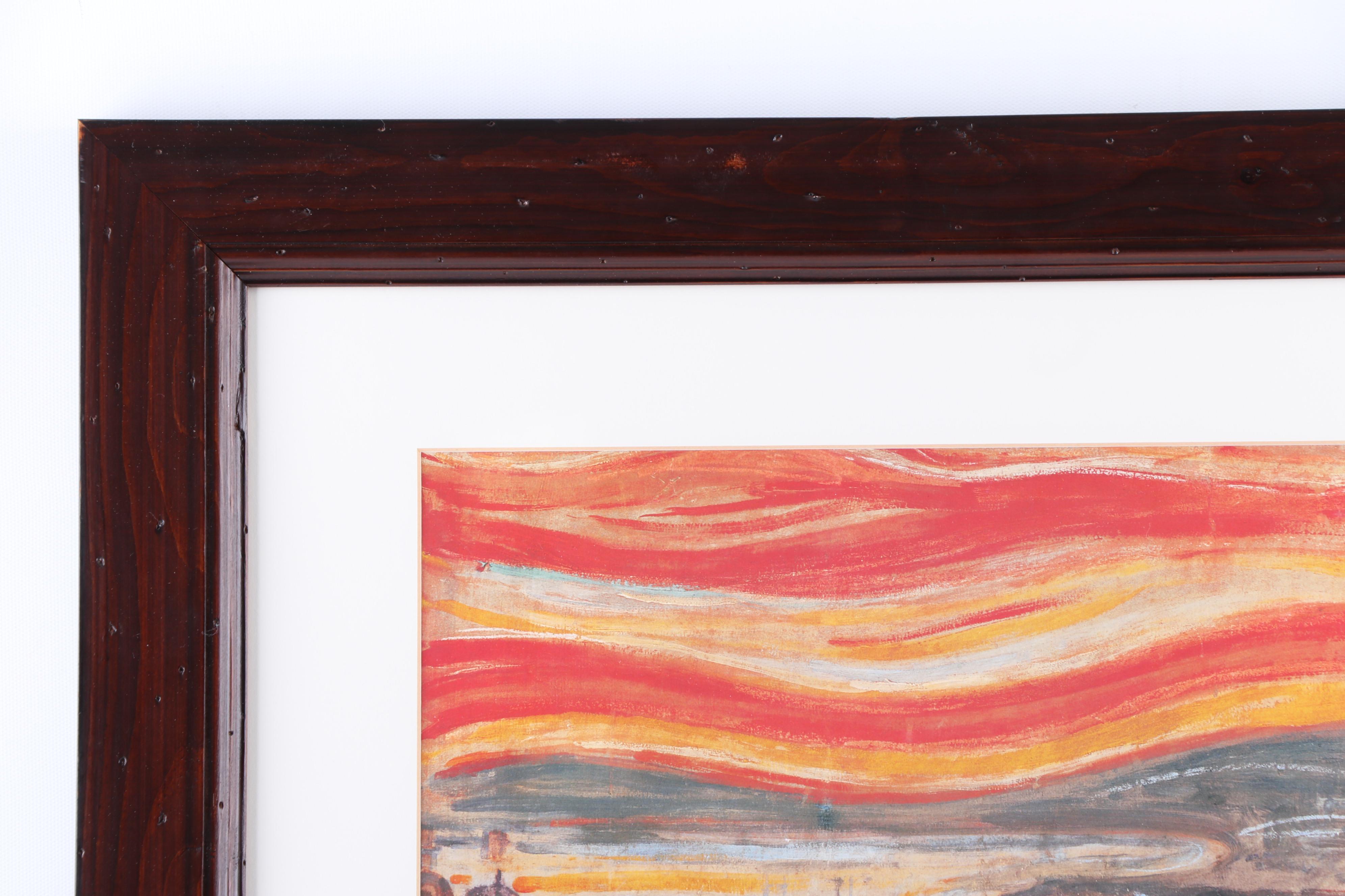 Offset Lithograph after Edvard Munch "The Scream"