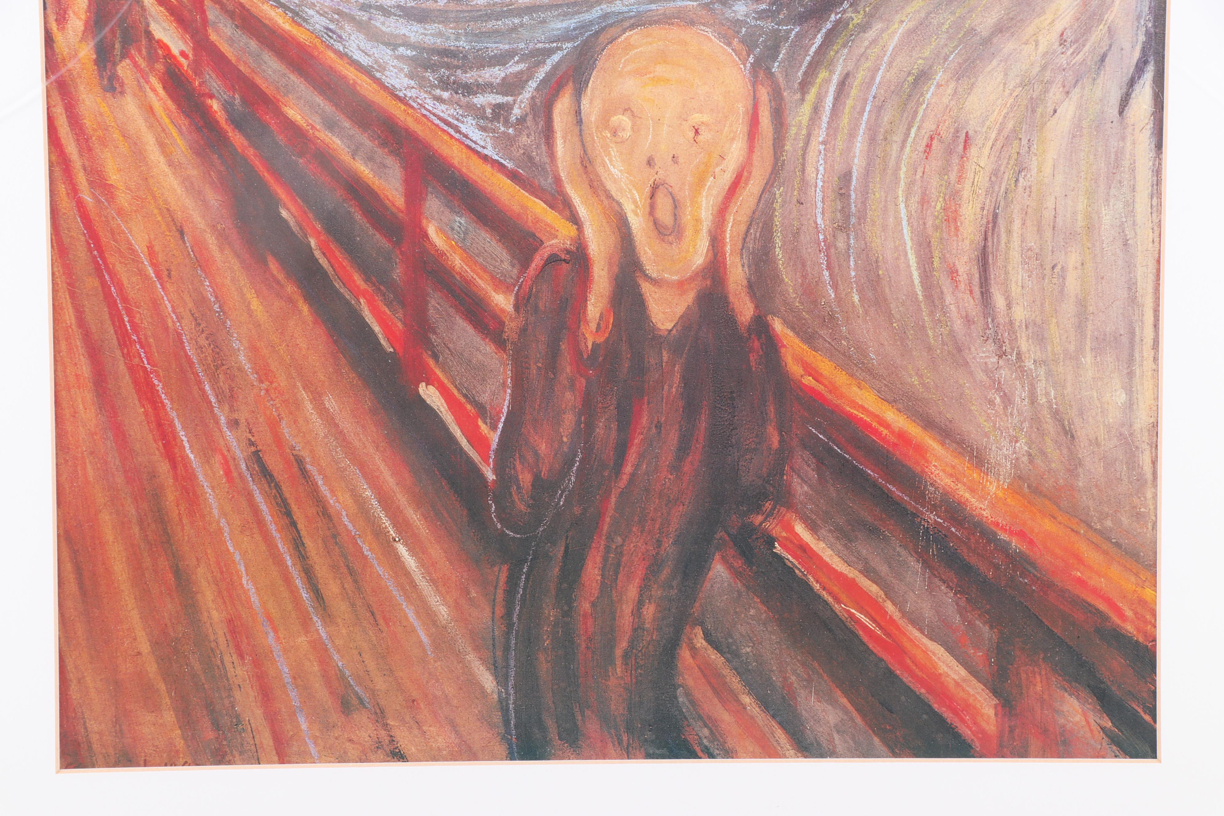 Offset Lithograph after Edvard Munch "The Scream"