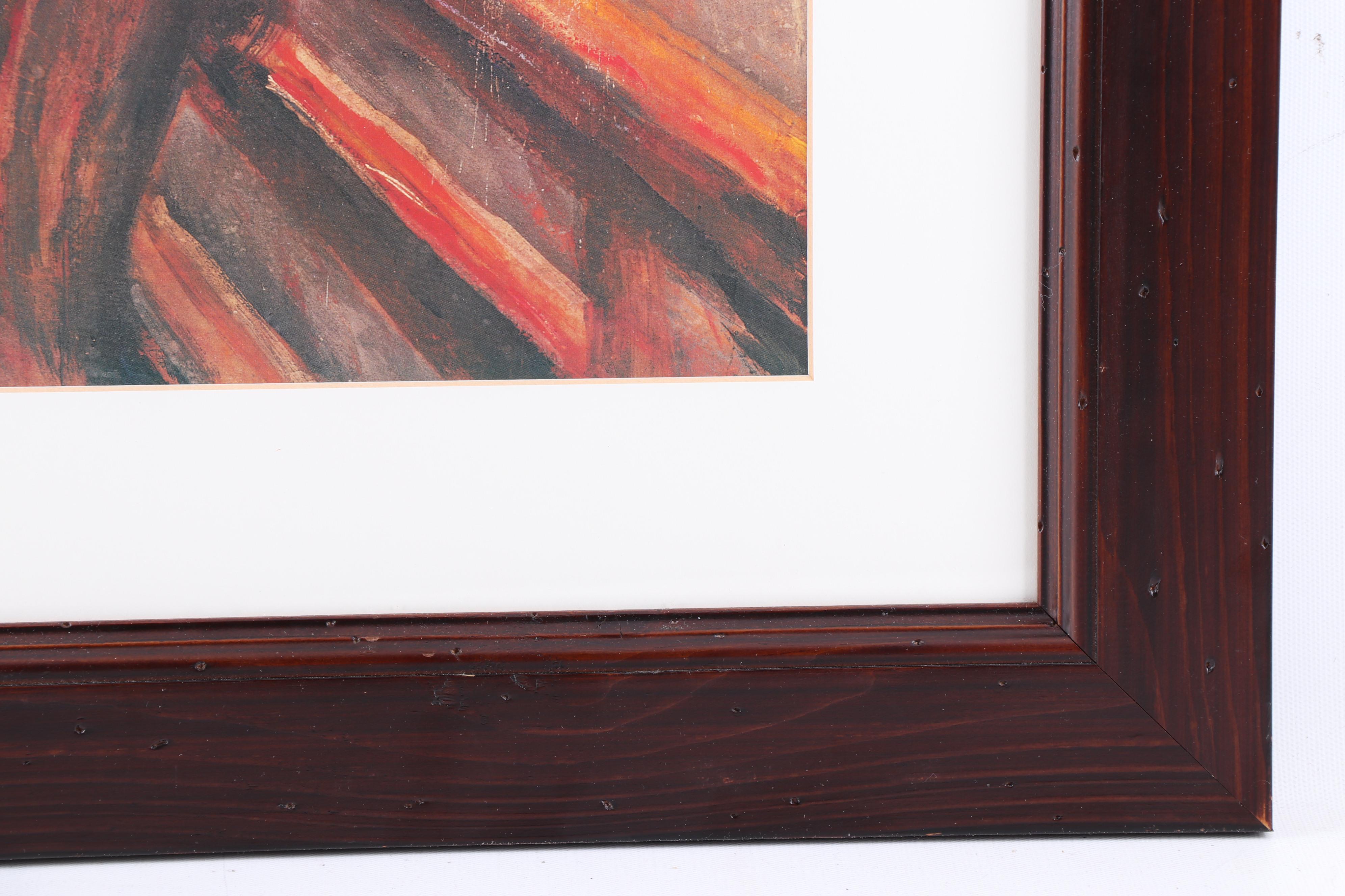 Offset Lithograph after Edvard Munch "The Scream"