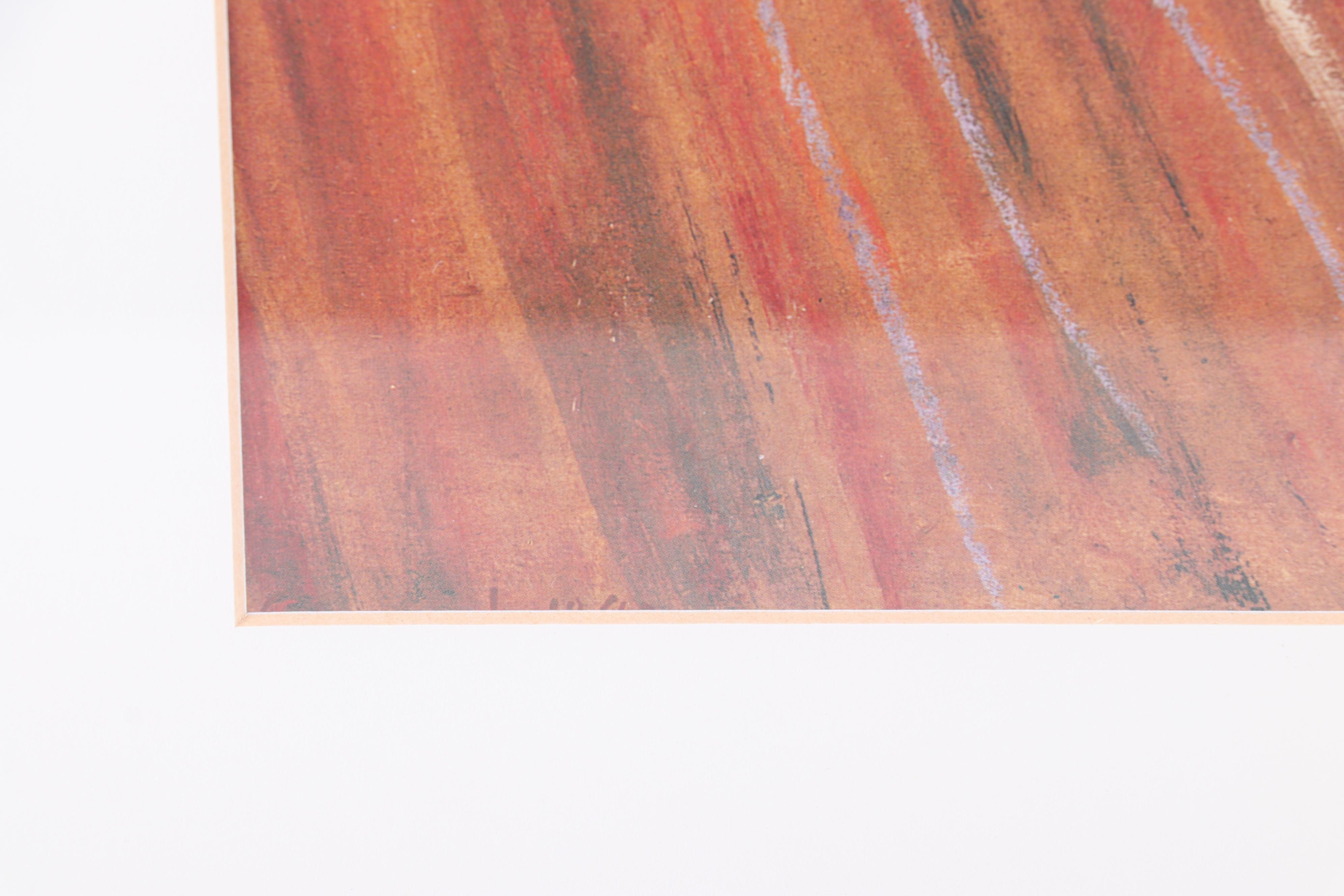 Offset Lithograph after Edvard Munch "The Scream"