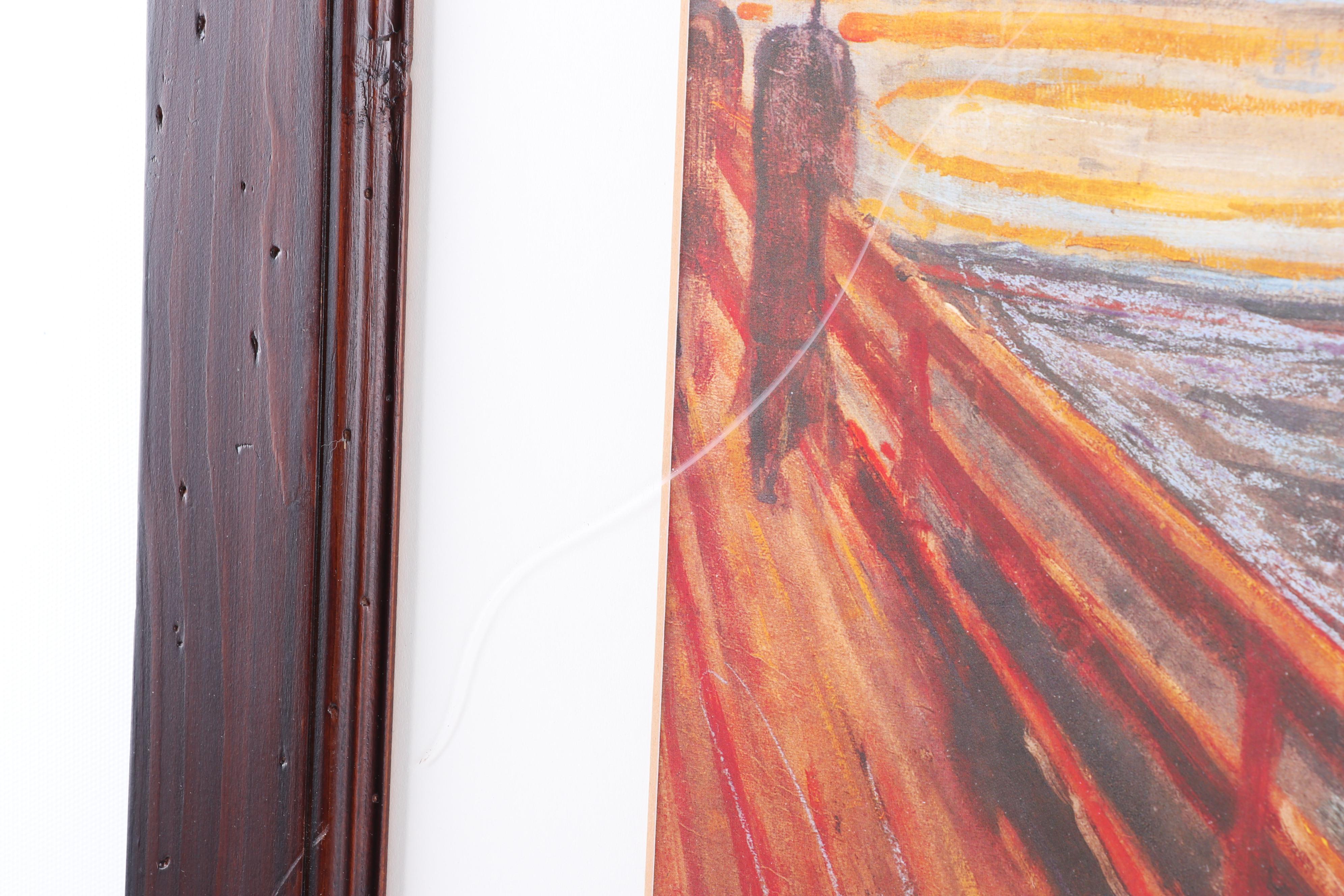 Offset Lithograph after Edvard Munch "The Scream"