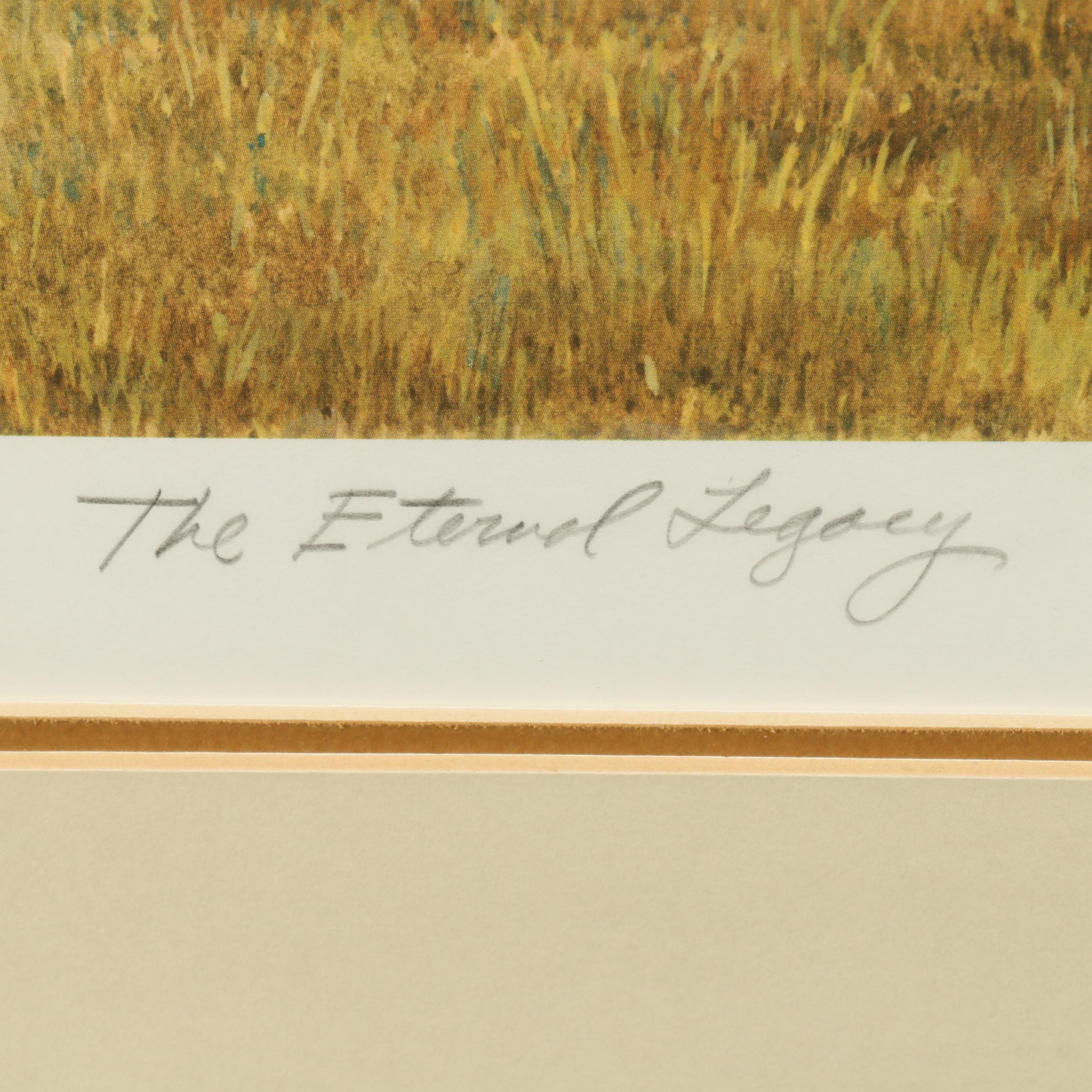 Fred Stone Limited Edition Offset Lithograph "The Eternal Legacy"