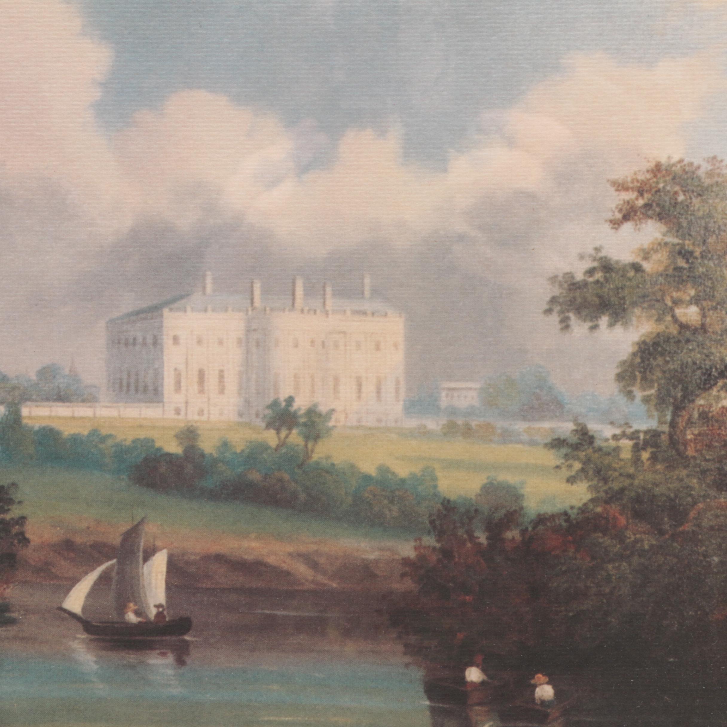 1980 White House Christmas Print  "The President's House"