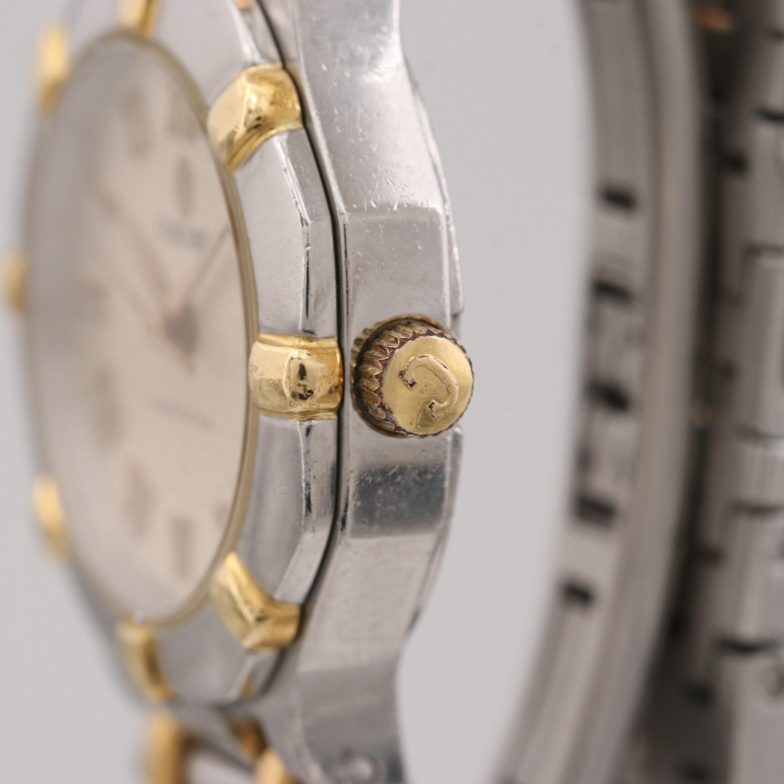 Concord Saratoga 18K Yellow Gold and Stainless Steel Watch