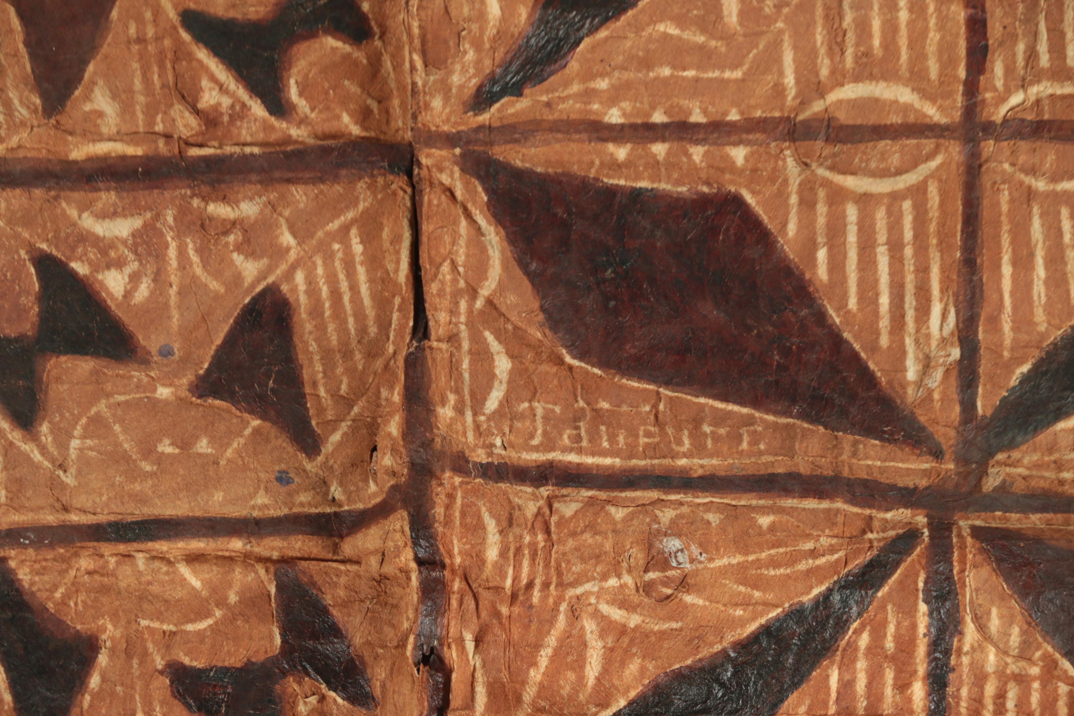 Siapo (Tapa Cloth) from Samoa