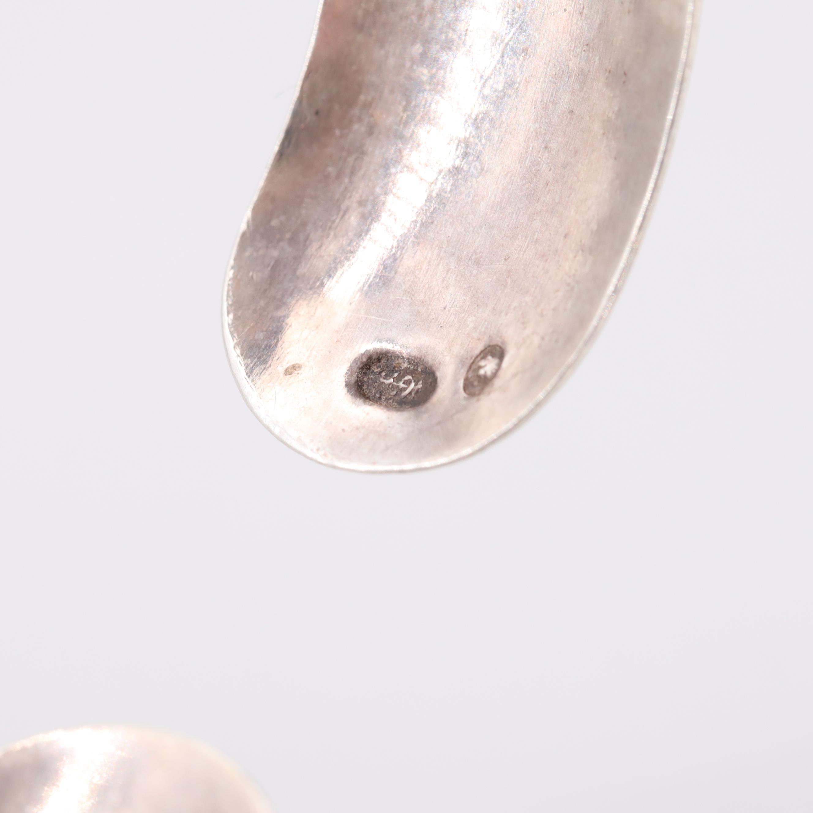 Polish 800 Silver Floral Motif Cuff Bracelet