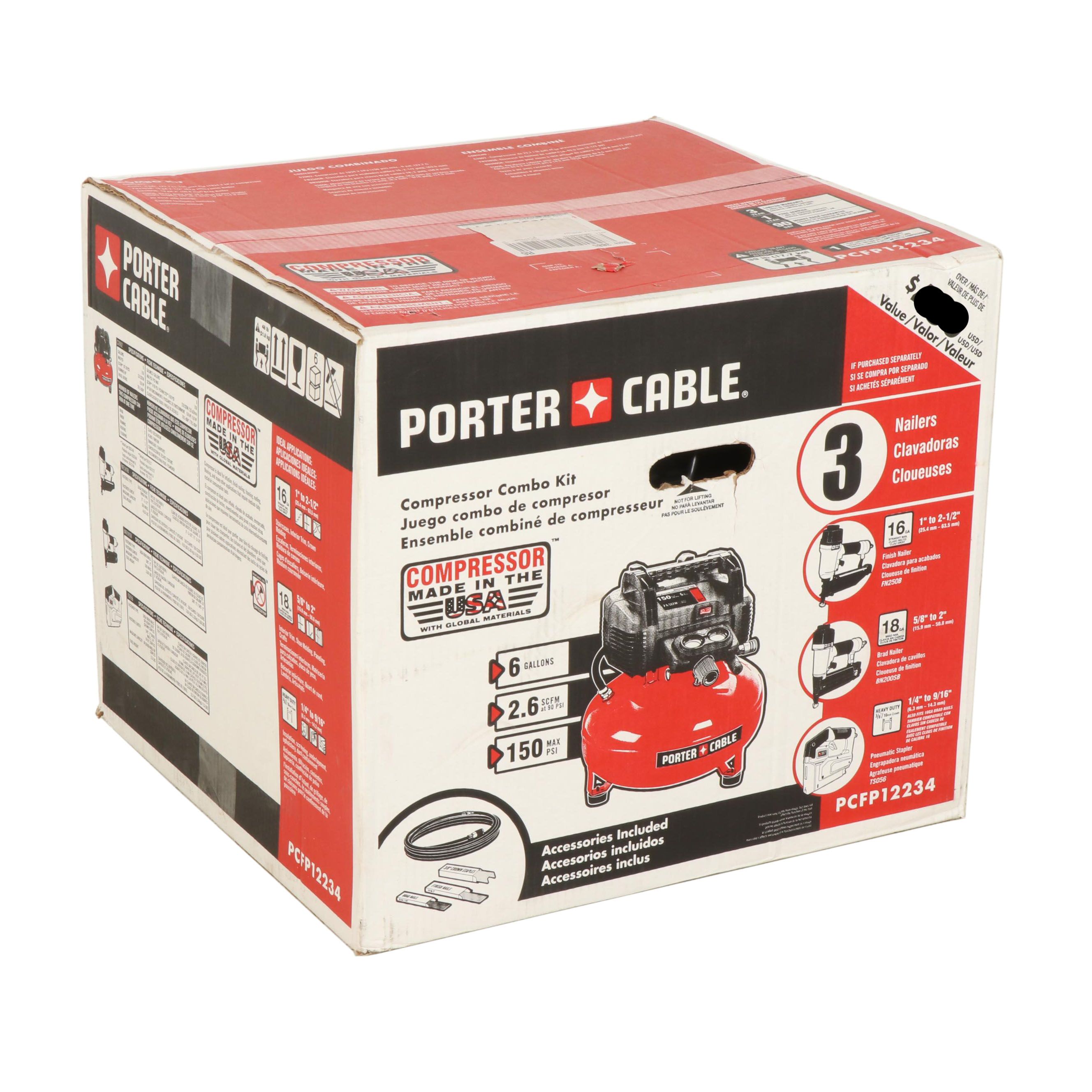 Porter-Cable Air Compresser Combo Kit