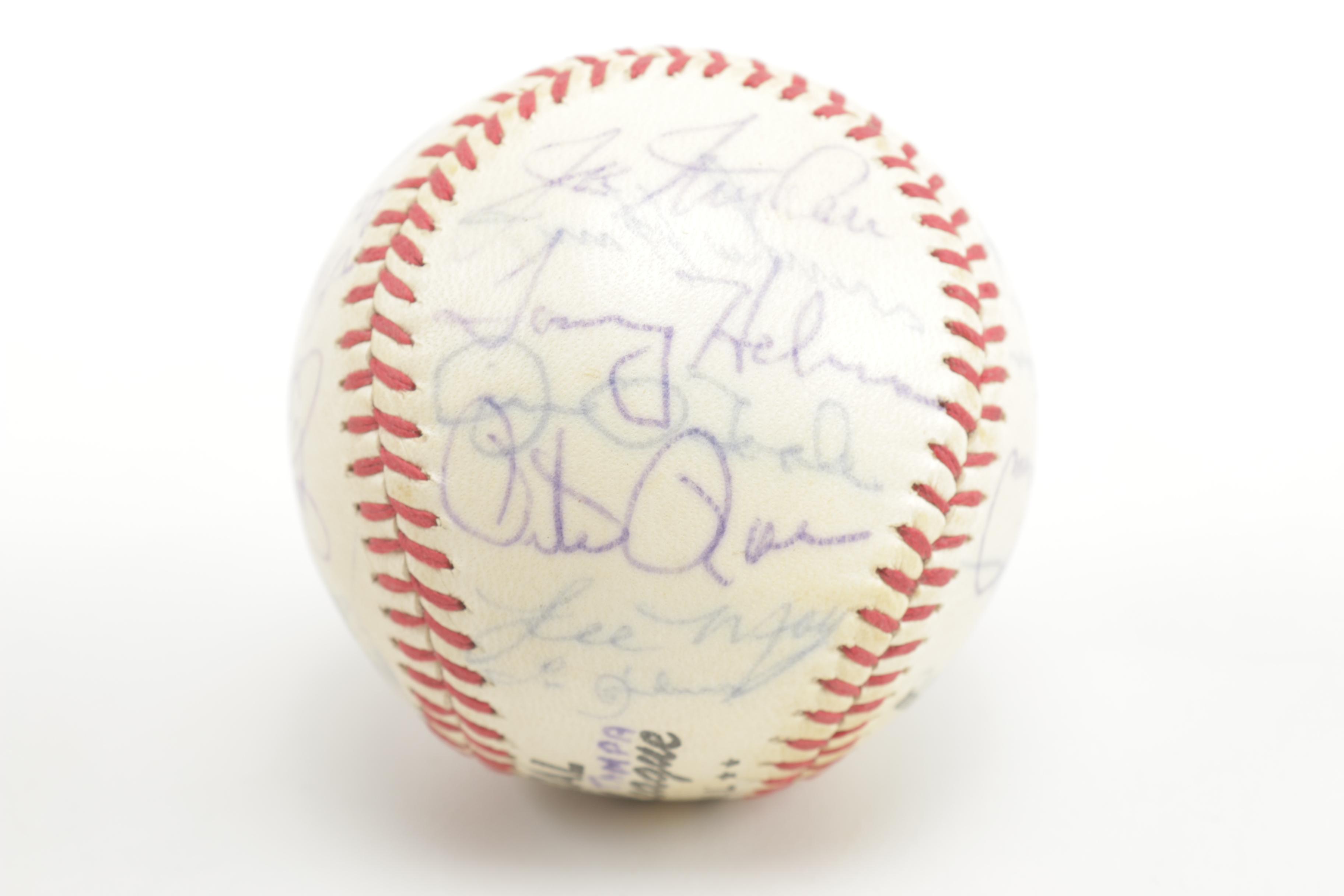 1960s Signed Cincinnati Reds Baseball
