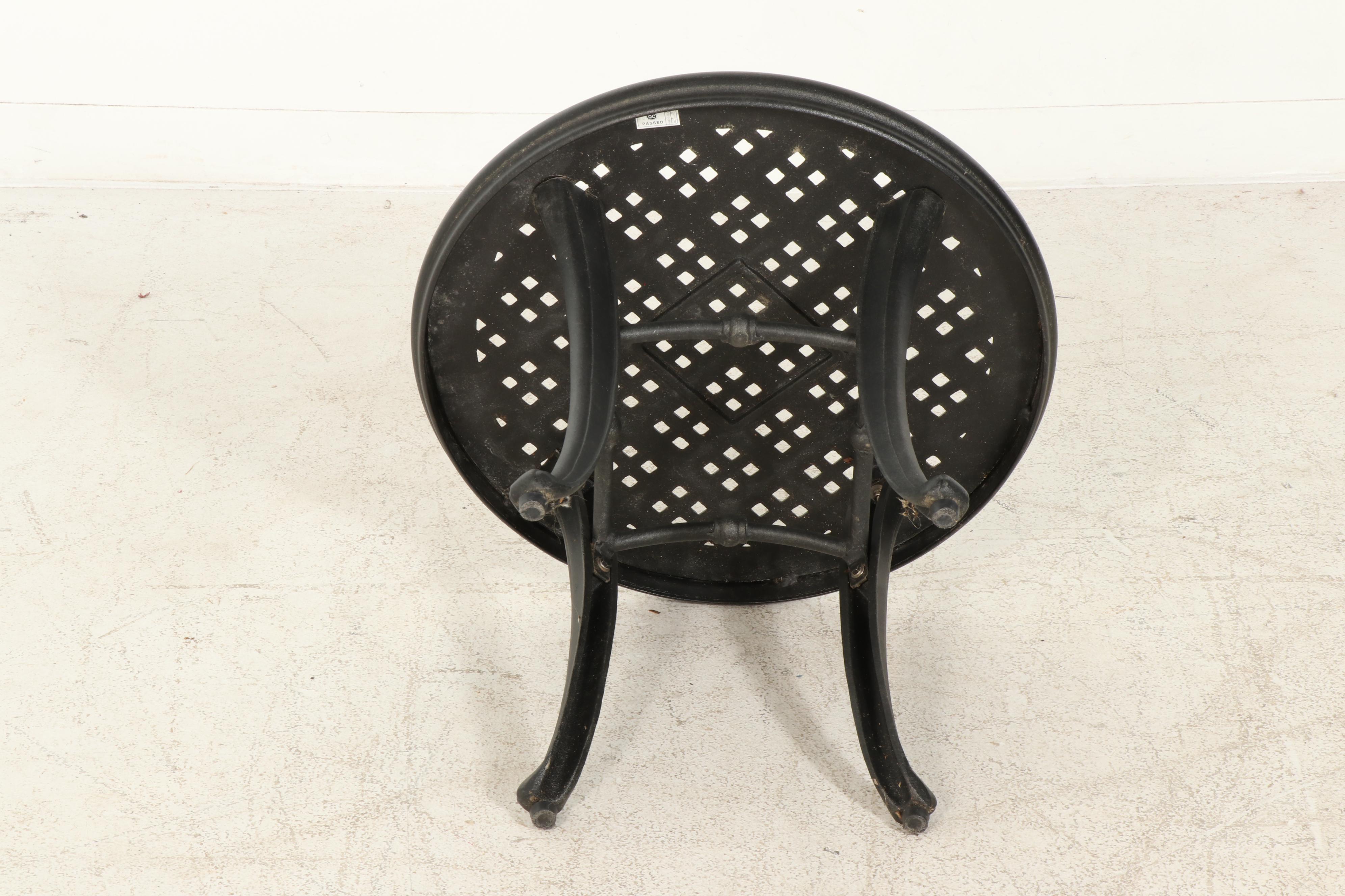 Outdoor Metal Patio Side Table