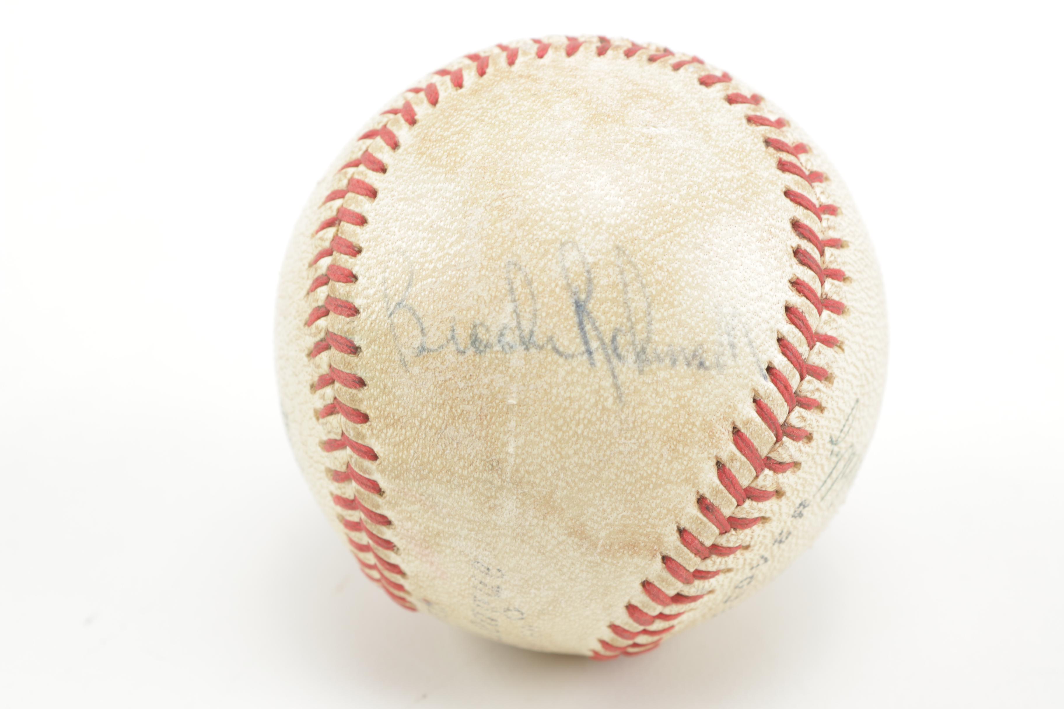 Brooks Robinson and Dave McNally Signed Baseball