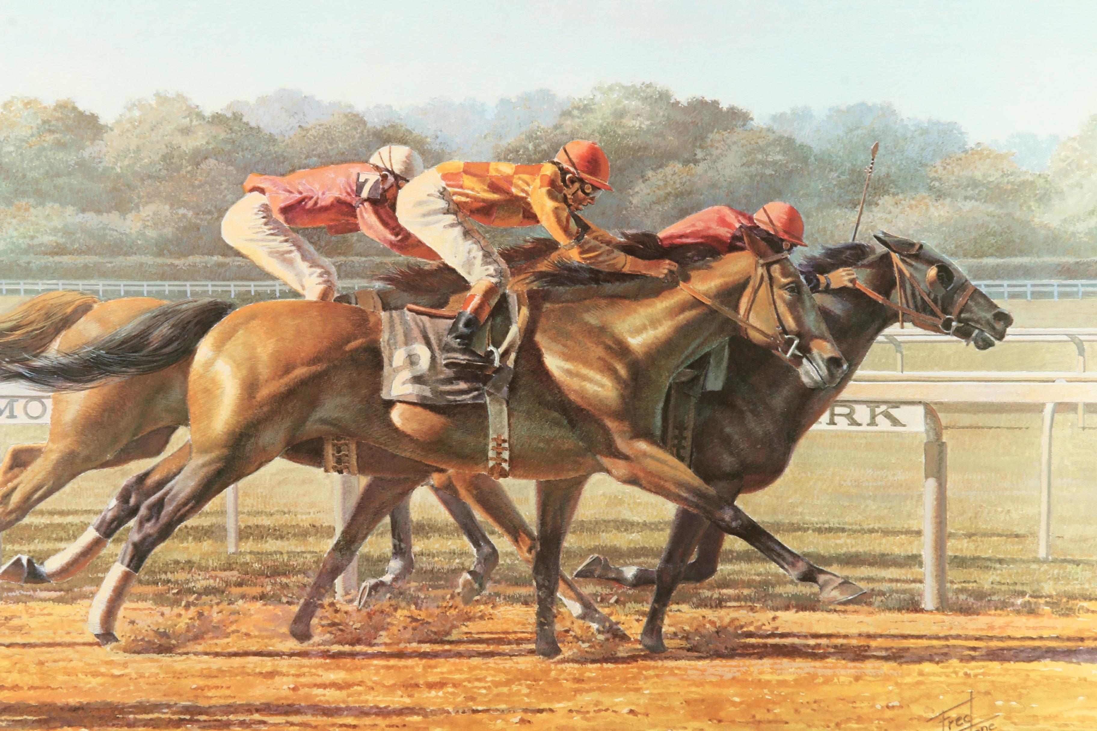 Fred Stone Offset Lithograph "The Belmont - Bold Forbes"