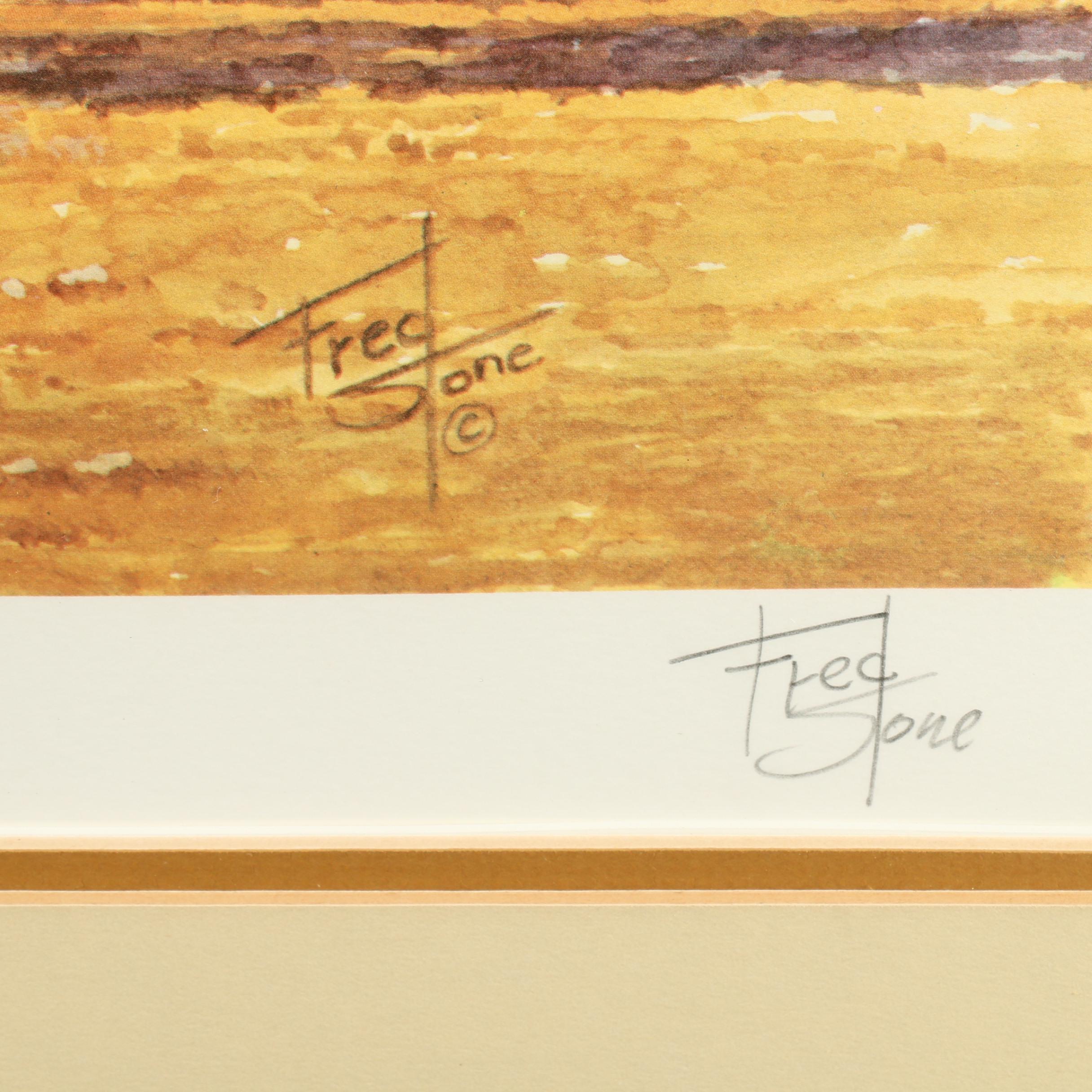 Fred Stone Offset Lithograph "The Belmont - Bold Forbes"