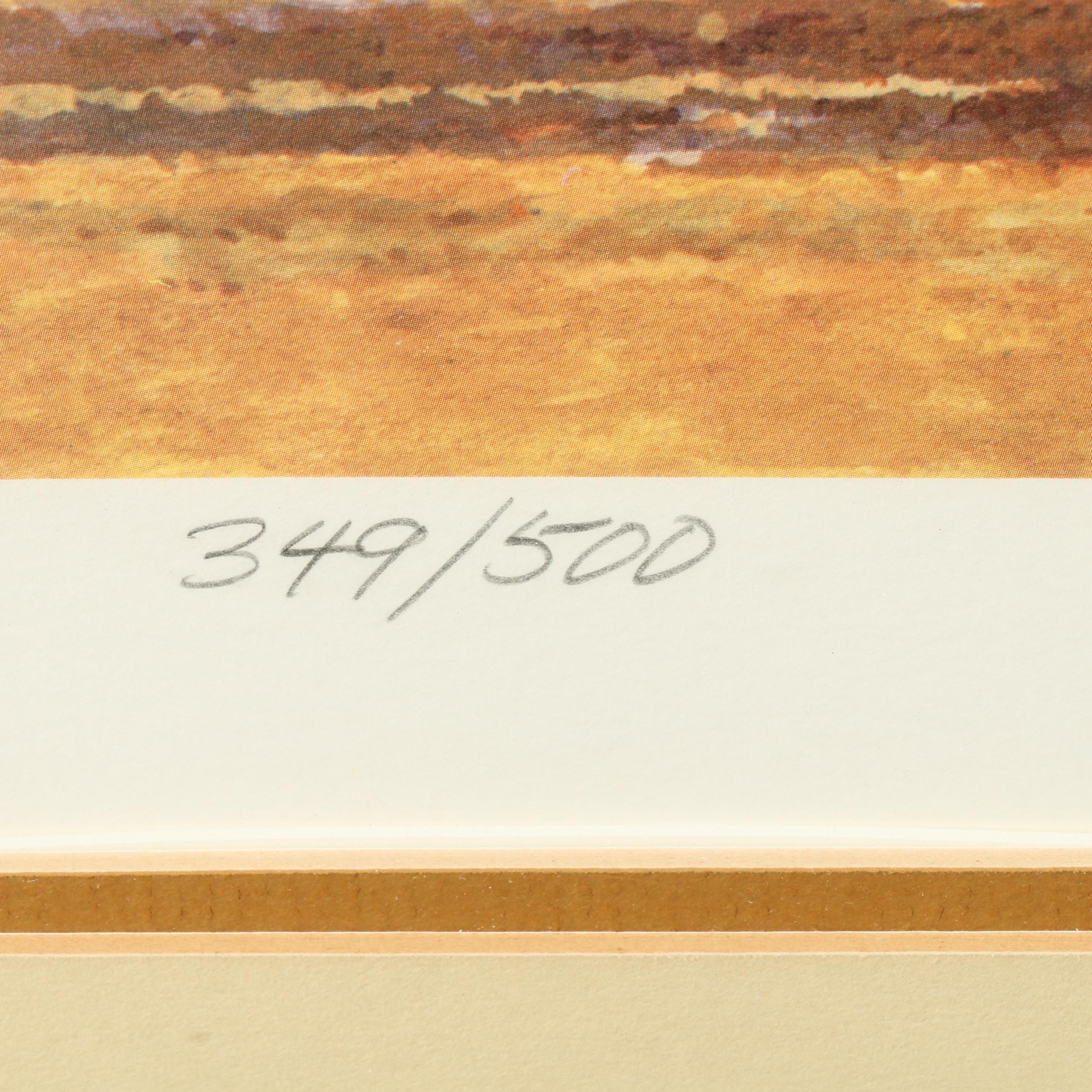 Fred Stone Offset Lithograph "The Belmont - Bold Forbes"