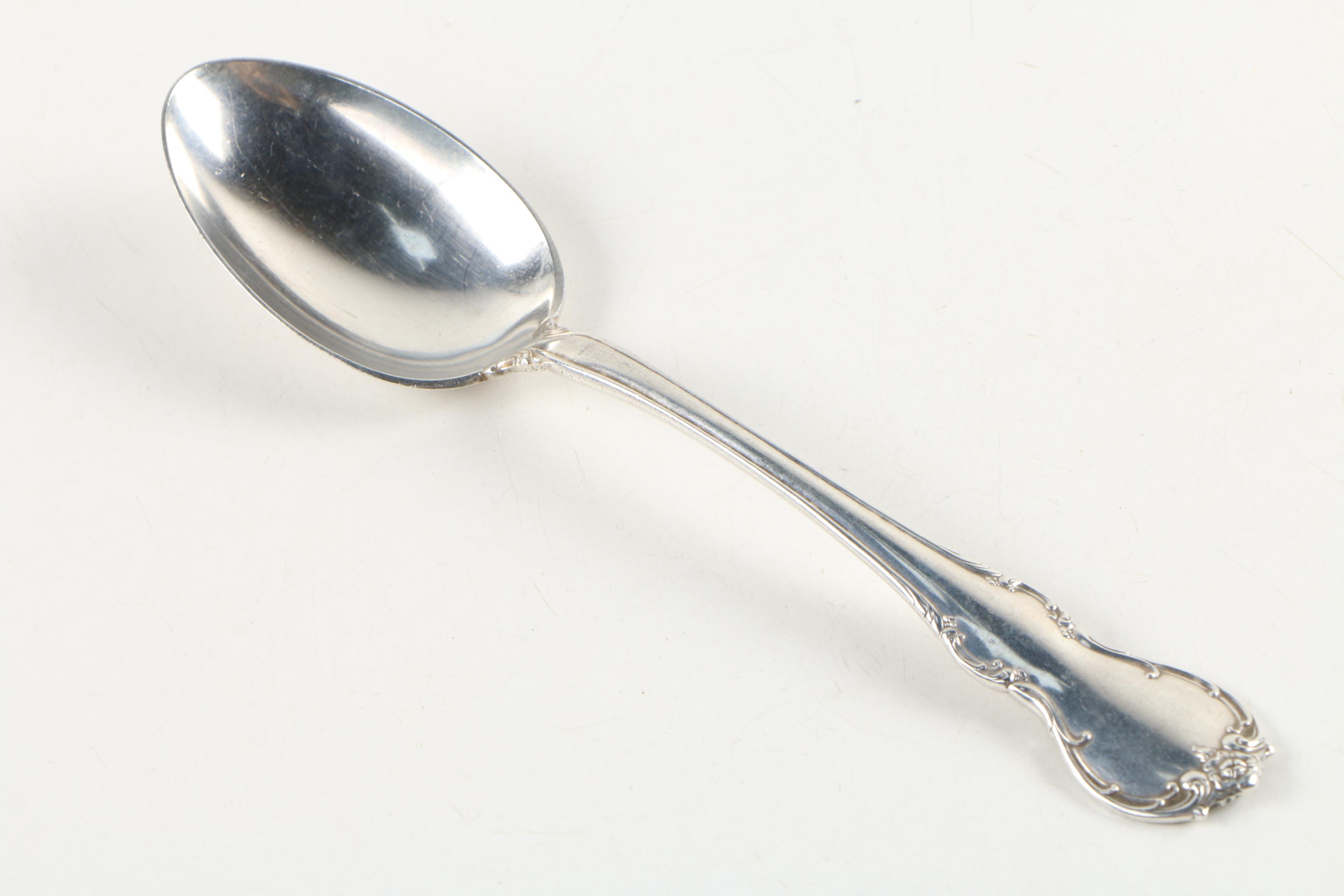 Lunt "Modern Victorian" Sterling Silver Flatware, Mid-Century