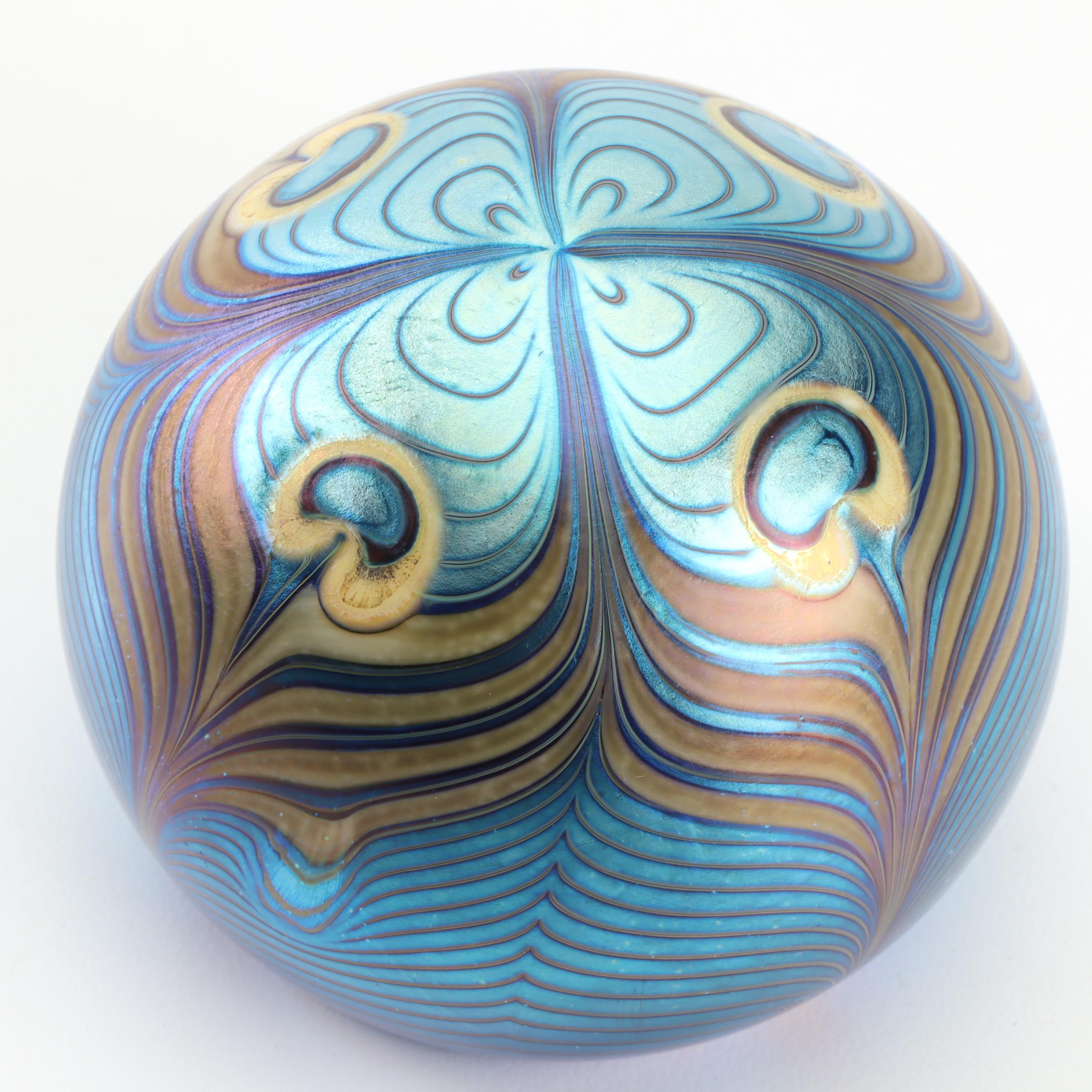 Orient & Flume Glass Paperweight, 1977