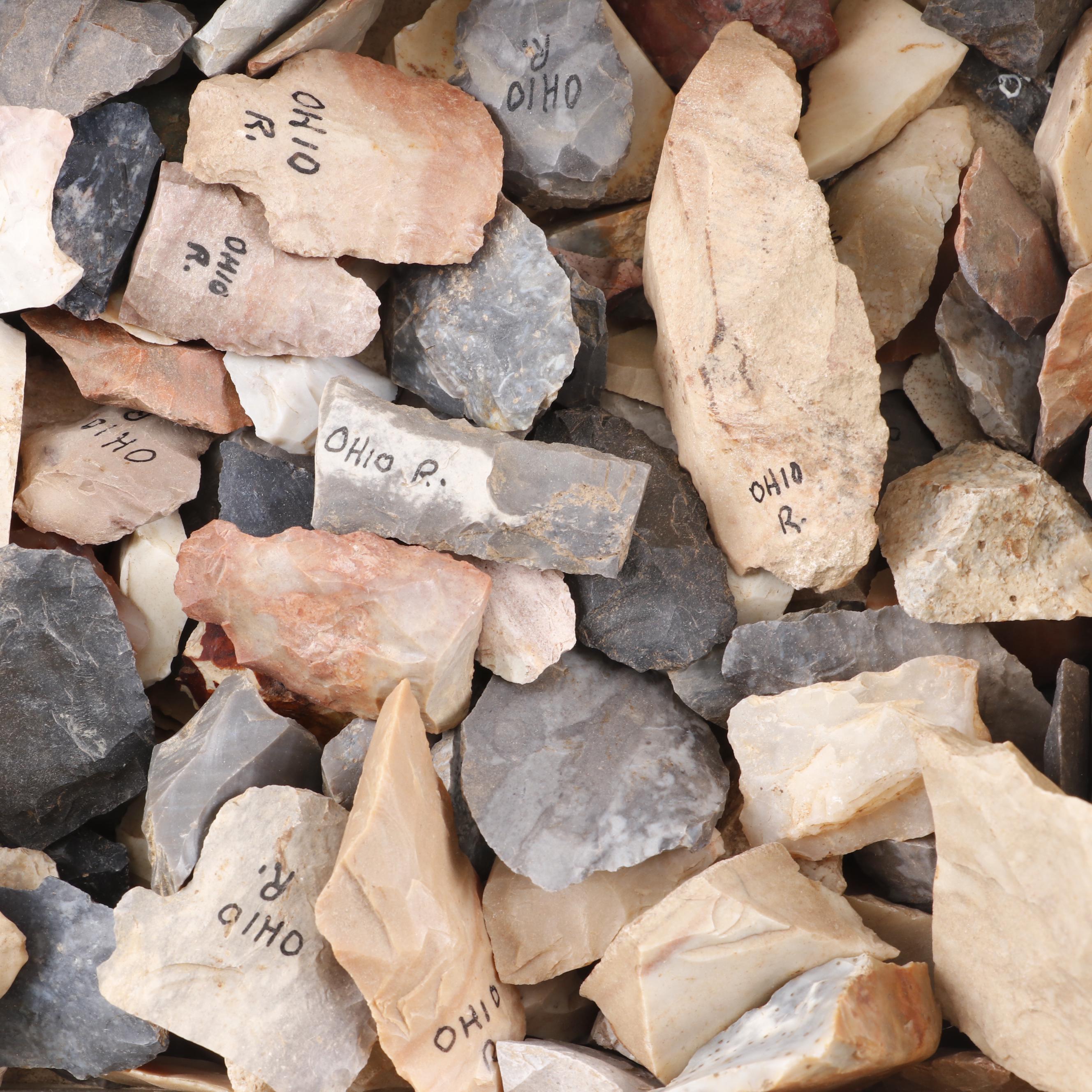 Native American Projectile Points and Lithic Debitage,  Ohio and West Virginia